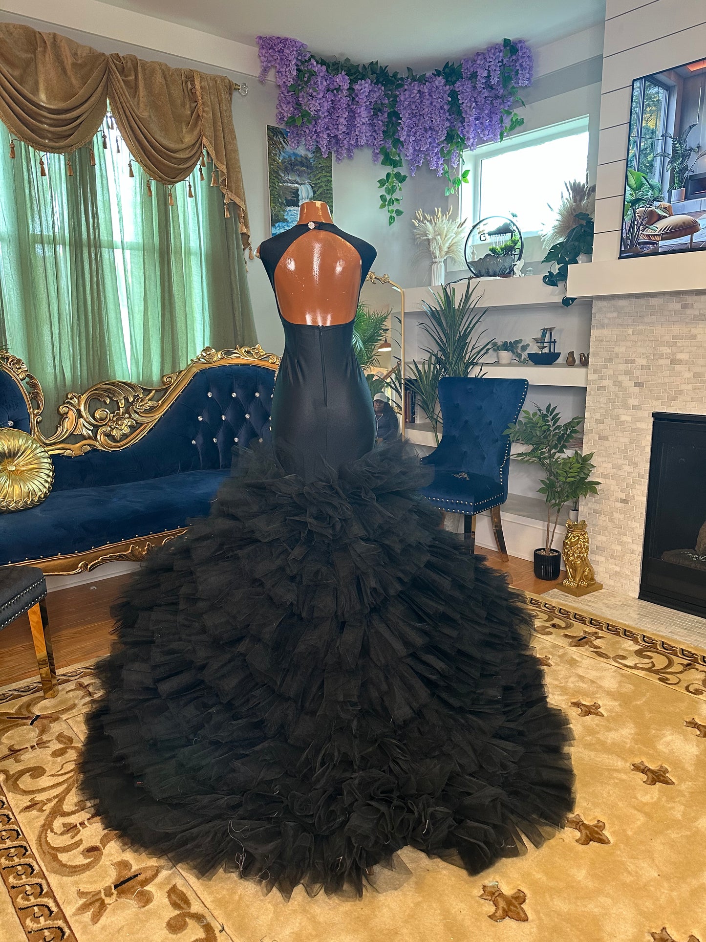 Midnight Stars Tulle Gown
