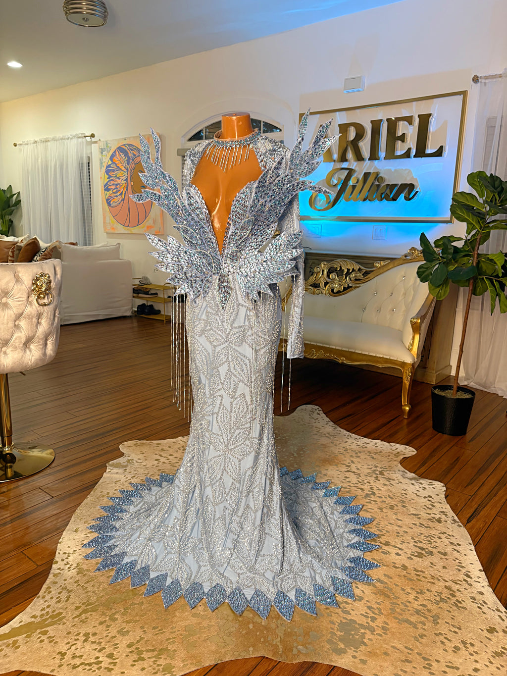 Blue Angels Gown