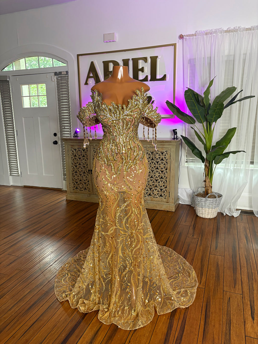 Golden Leaves Gown