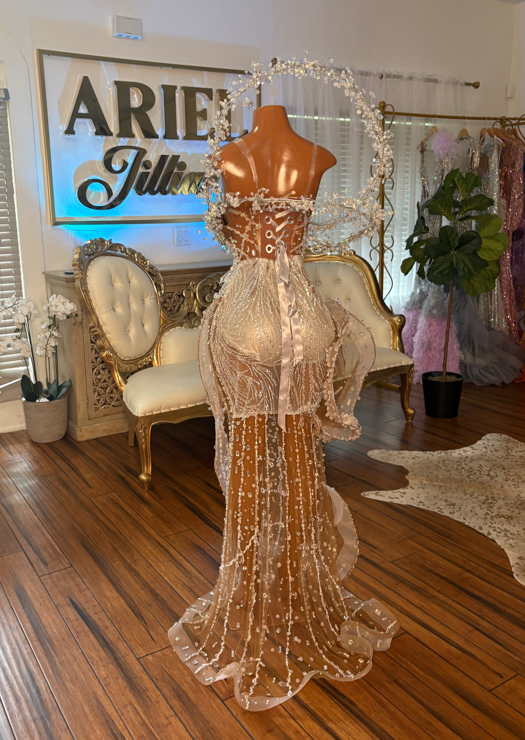 Crystal Crown Gown