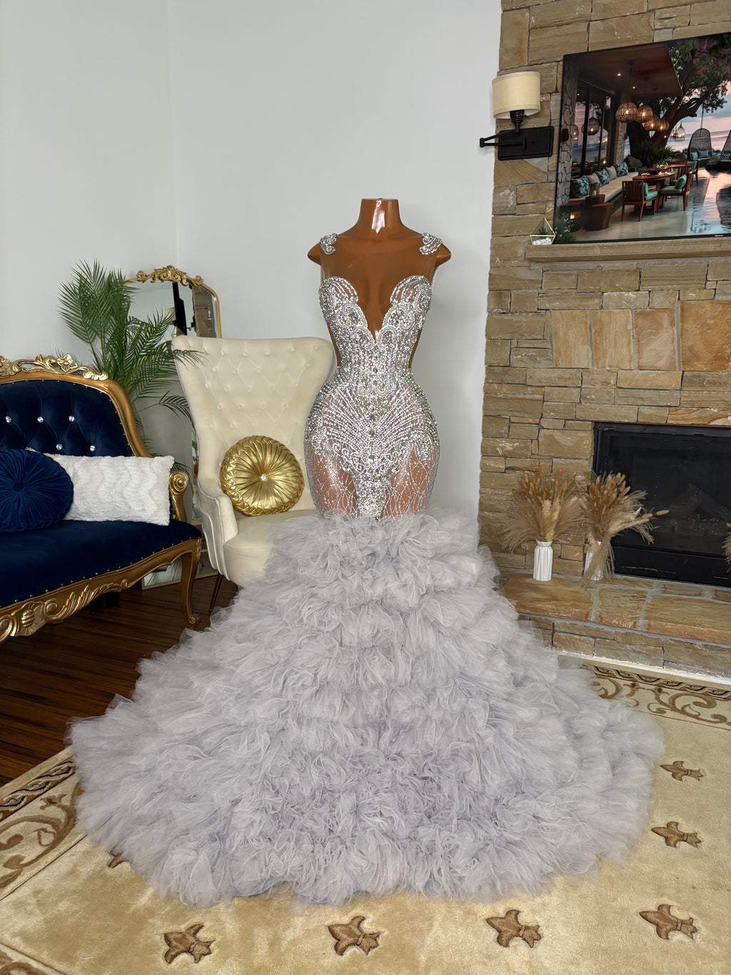 Clouds Of Silver Gown