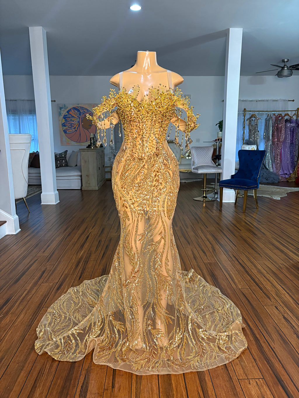 Golden Compass Gown
