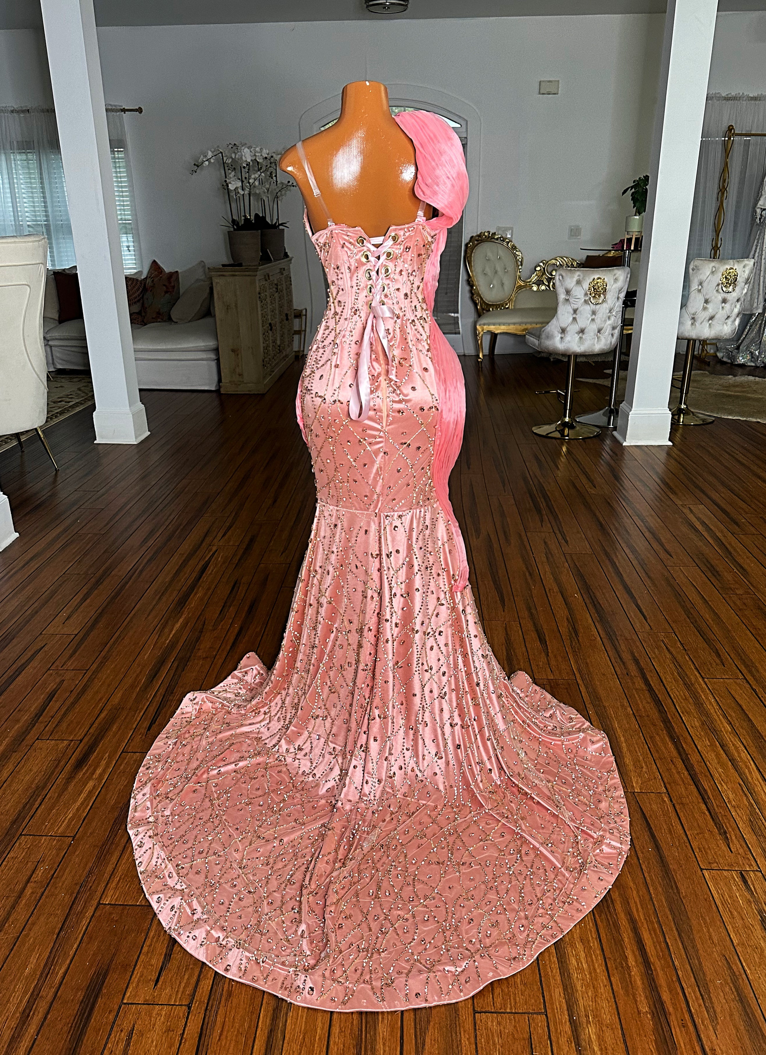 Royal Rose Gold Gown