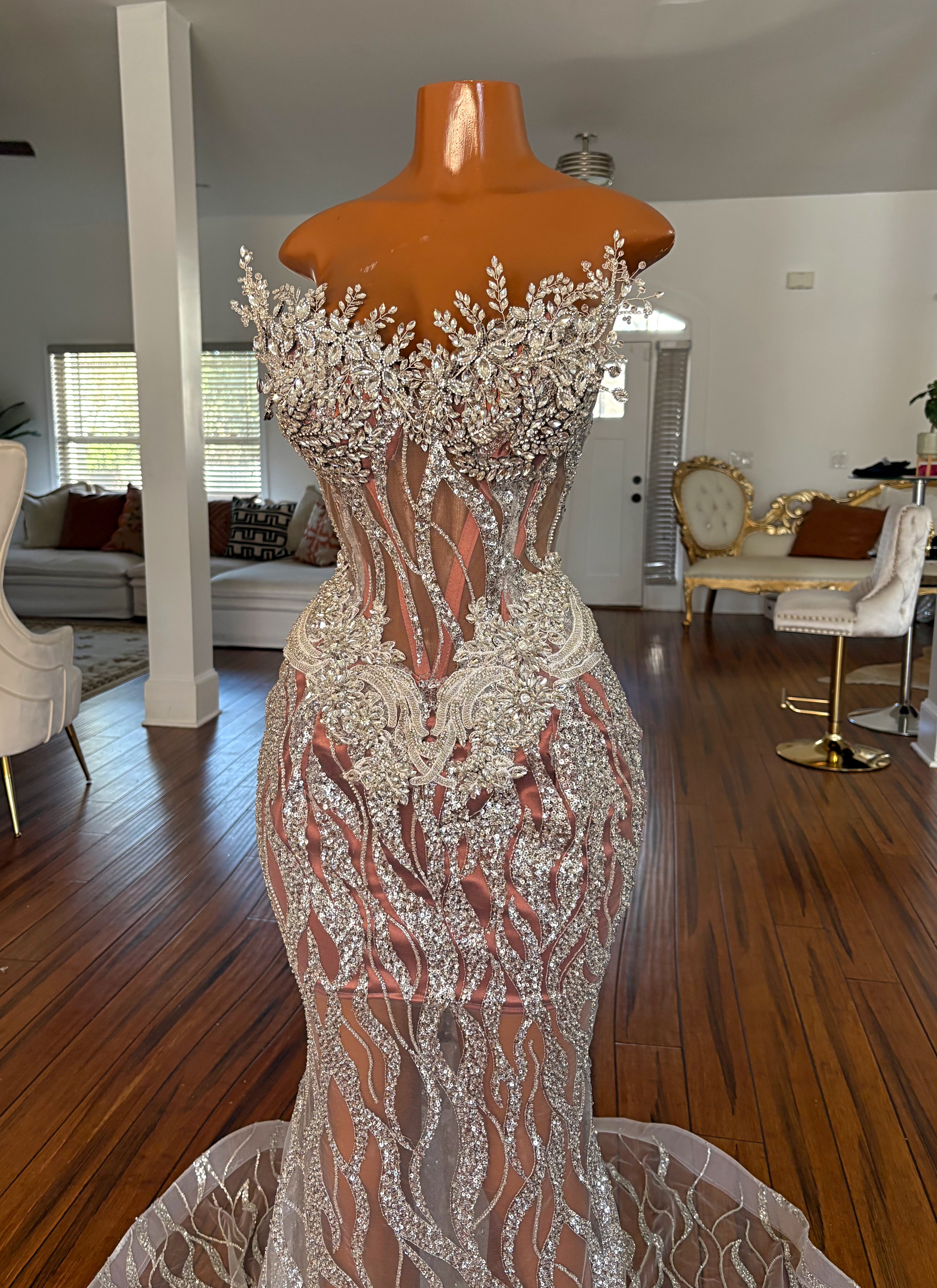 Sterling Waves Gown