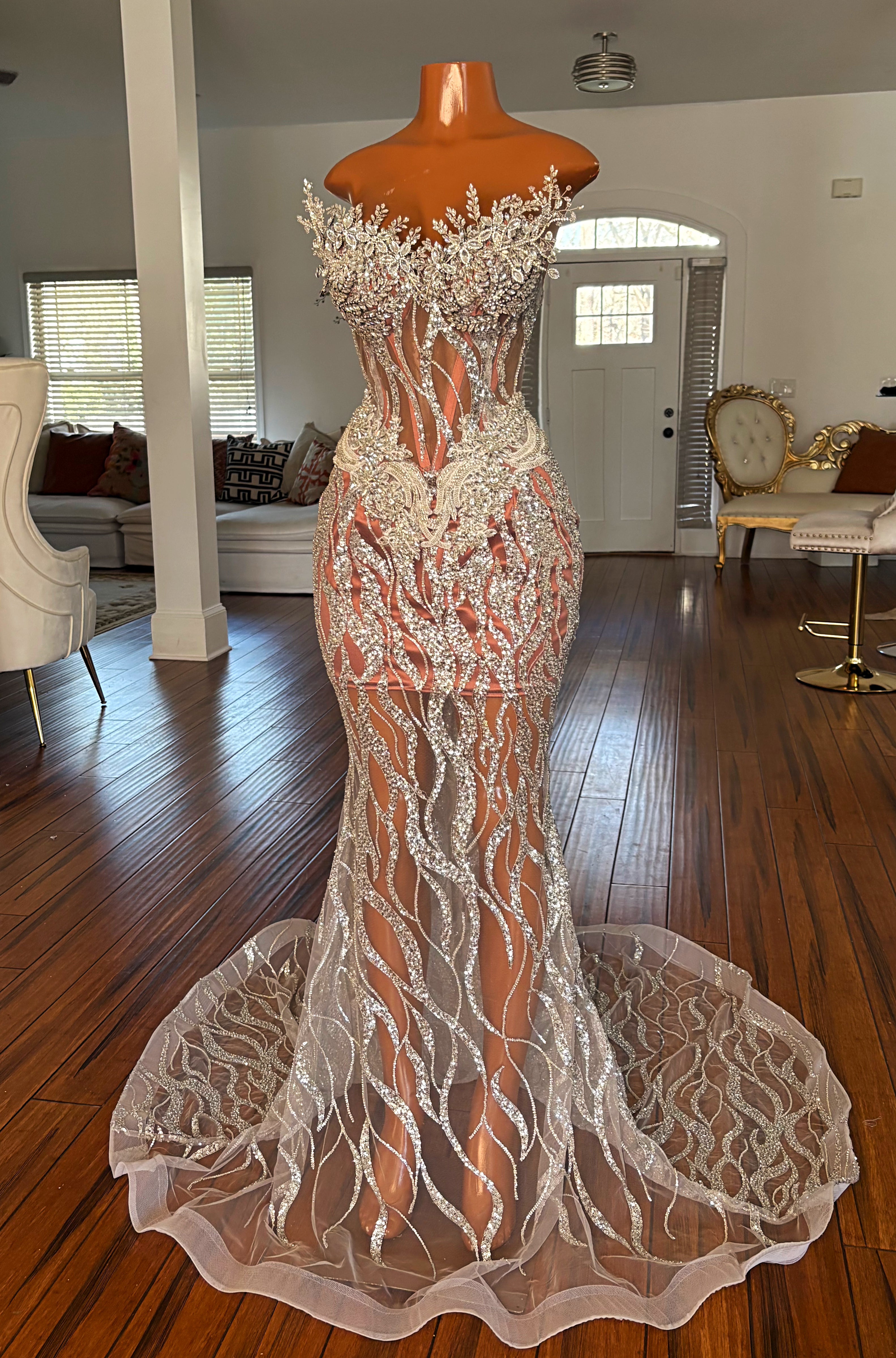 Sterling Waves Gown