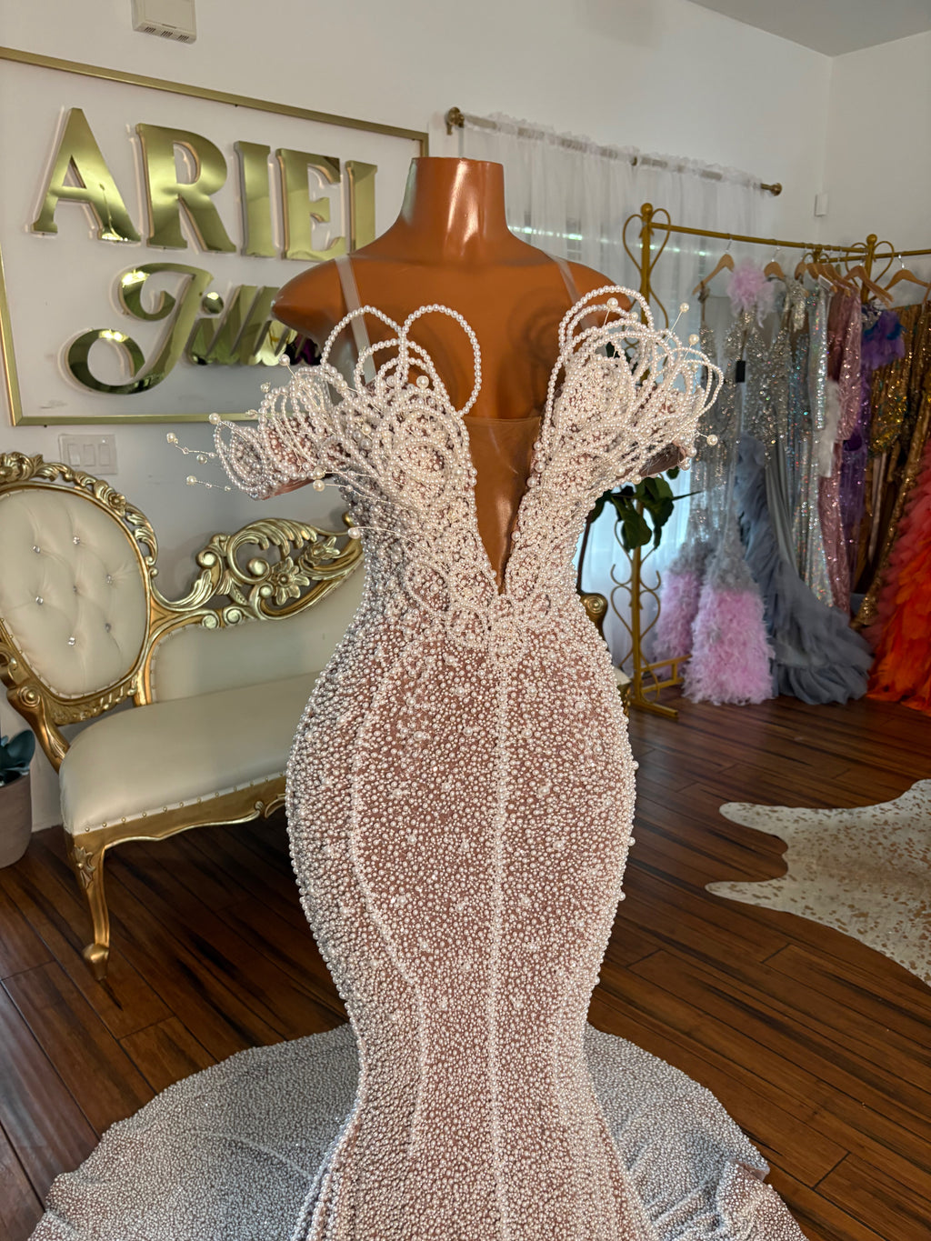 Classic In Pearls Gown