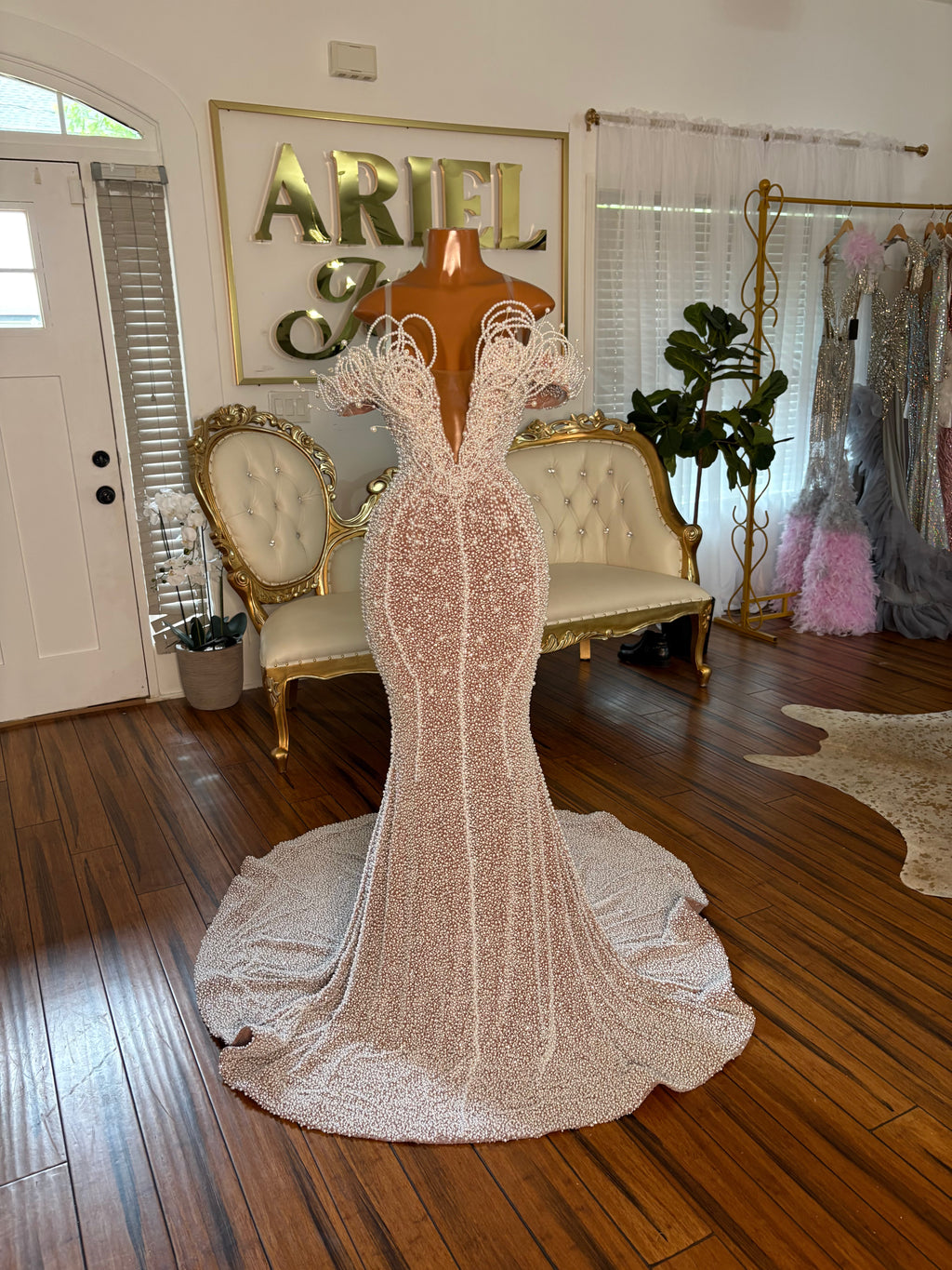 Classic In Pearls Gown