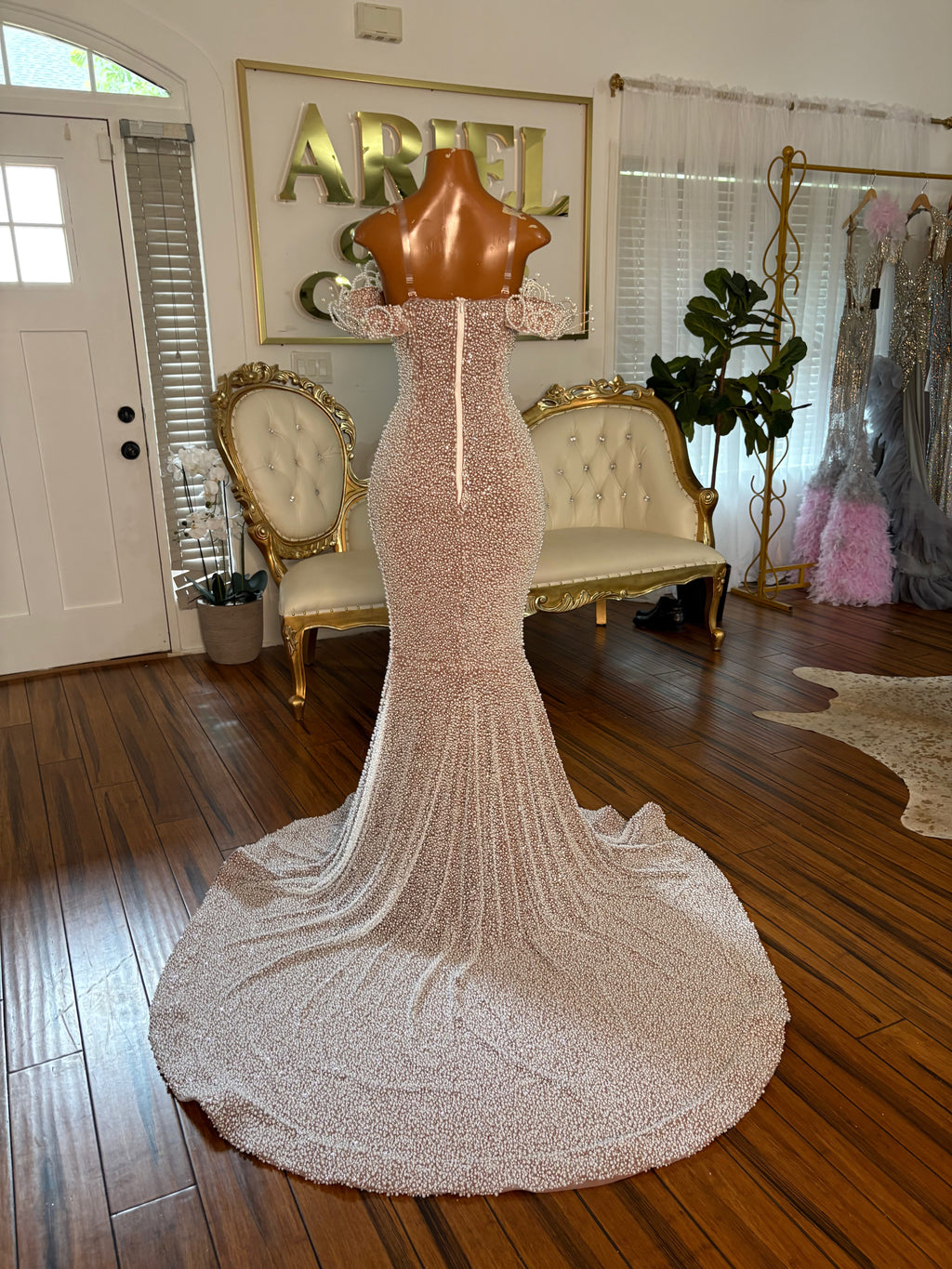 Classic In Pearls Gown
