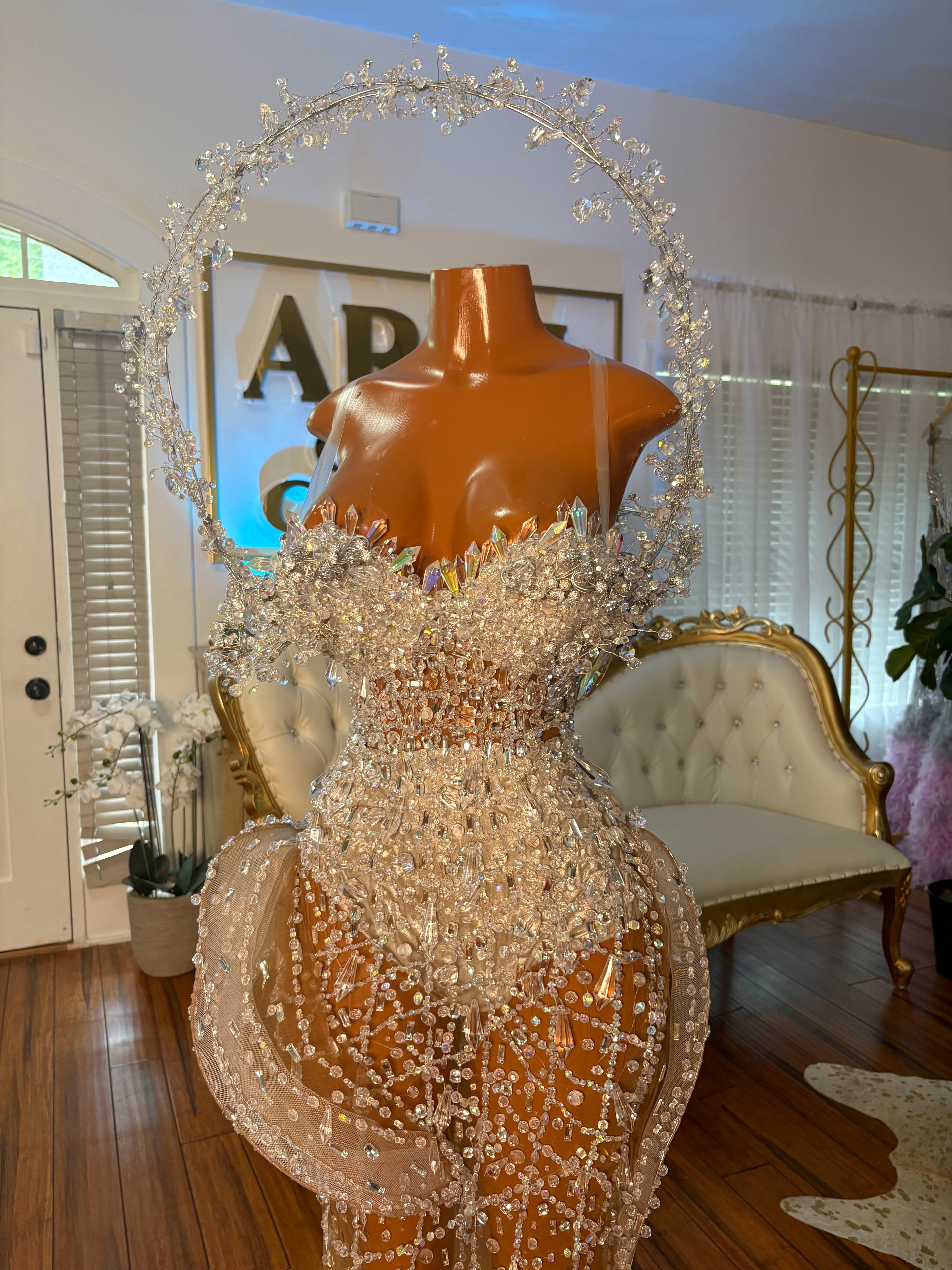 Crystal Crown Gown