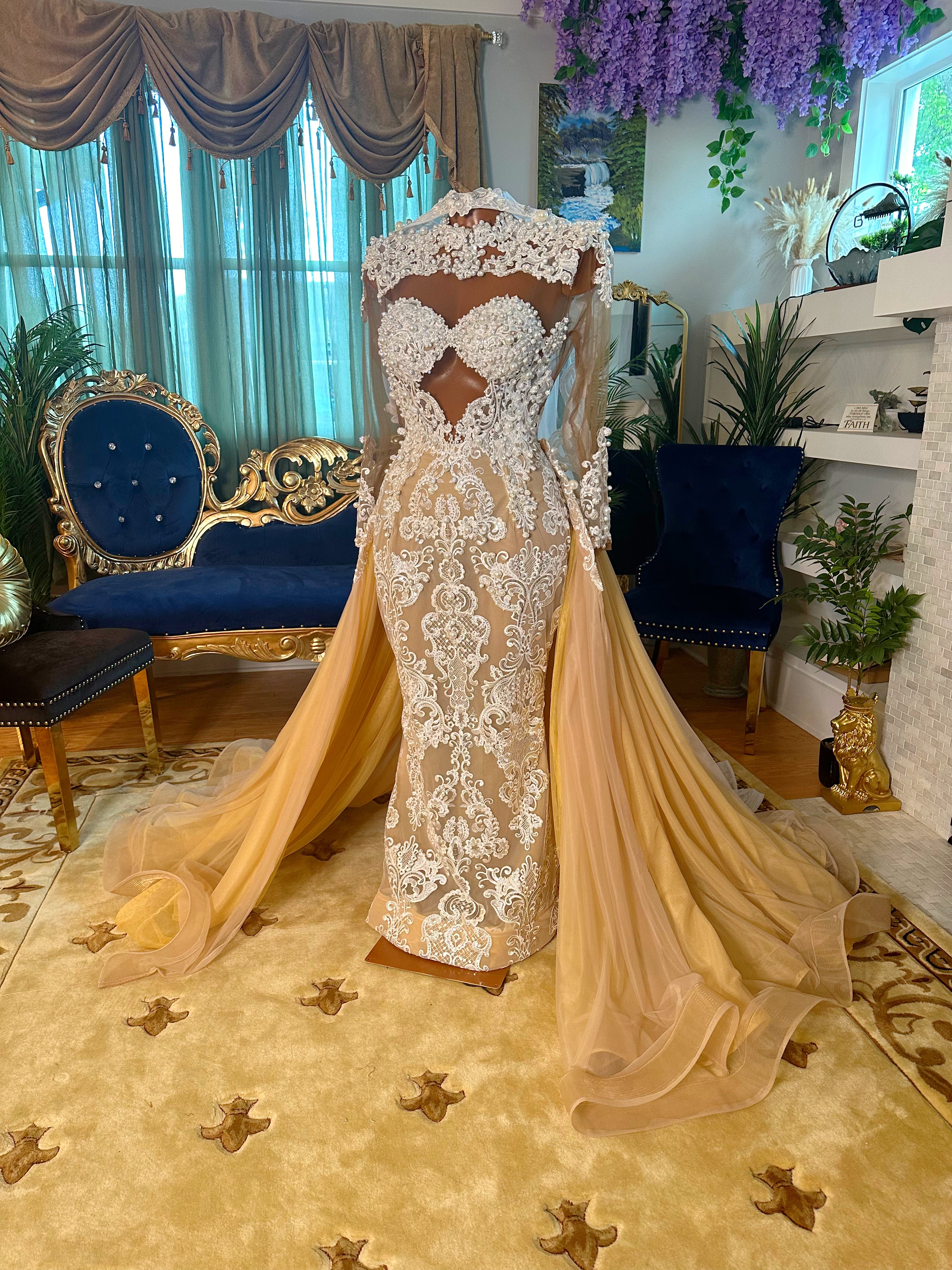 Pearly Gates Wedding Gown