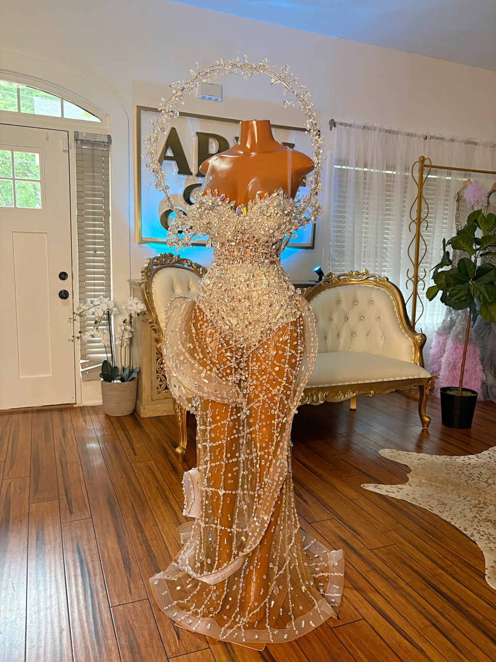 Crystal Crown Gown