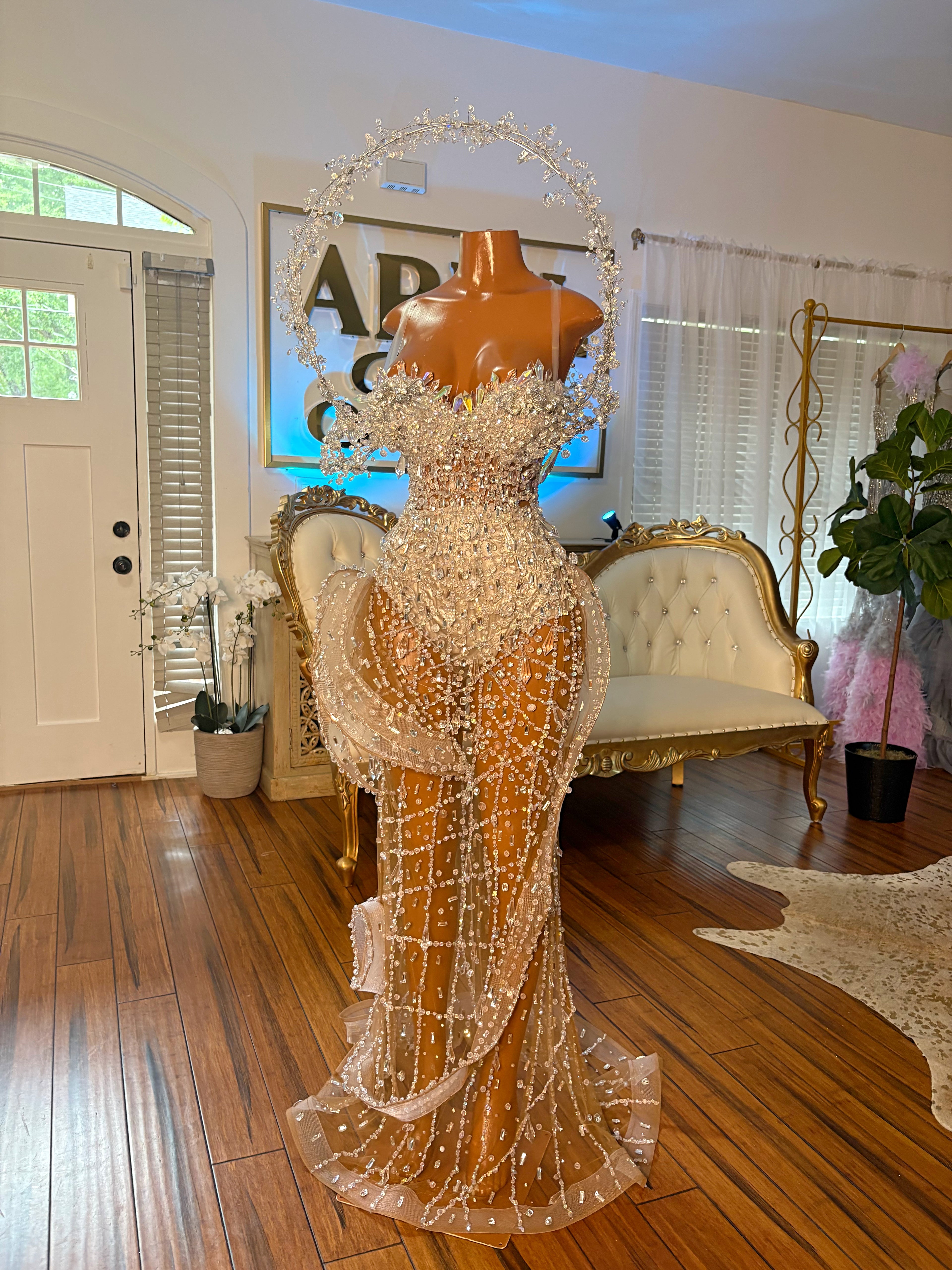 Crystal Crown Gown