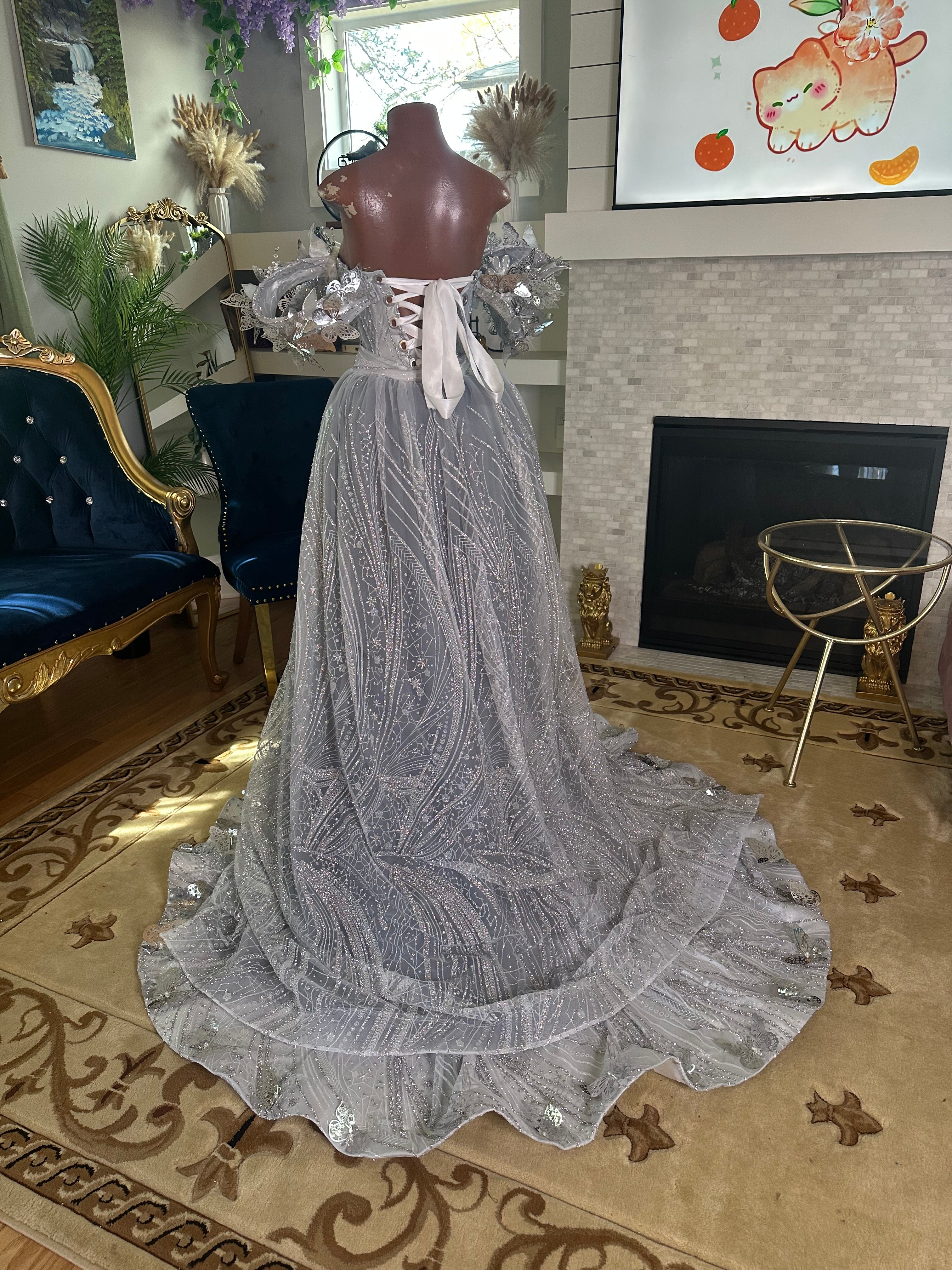 Butterfly Dream Glitter Gown