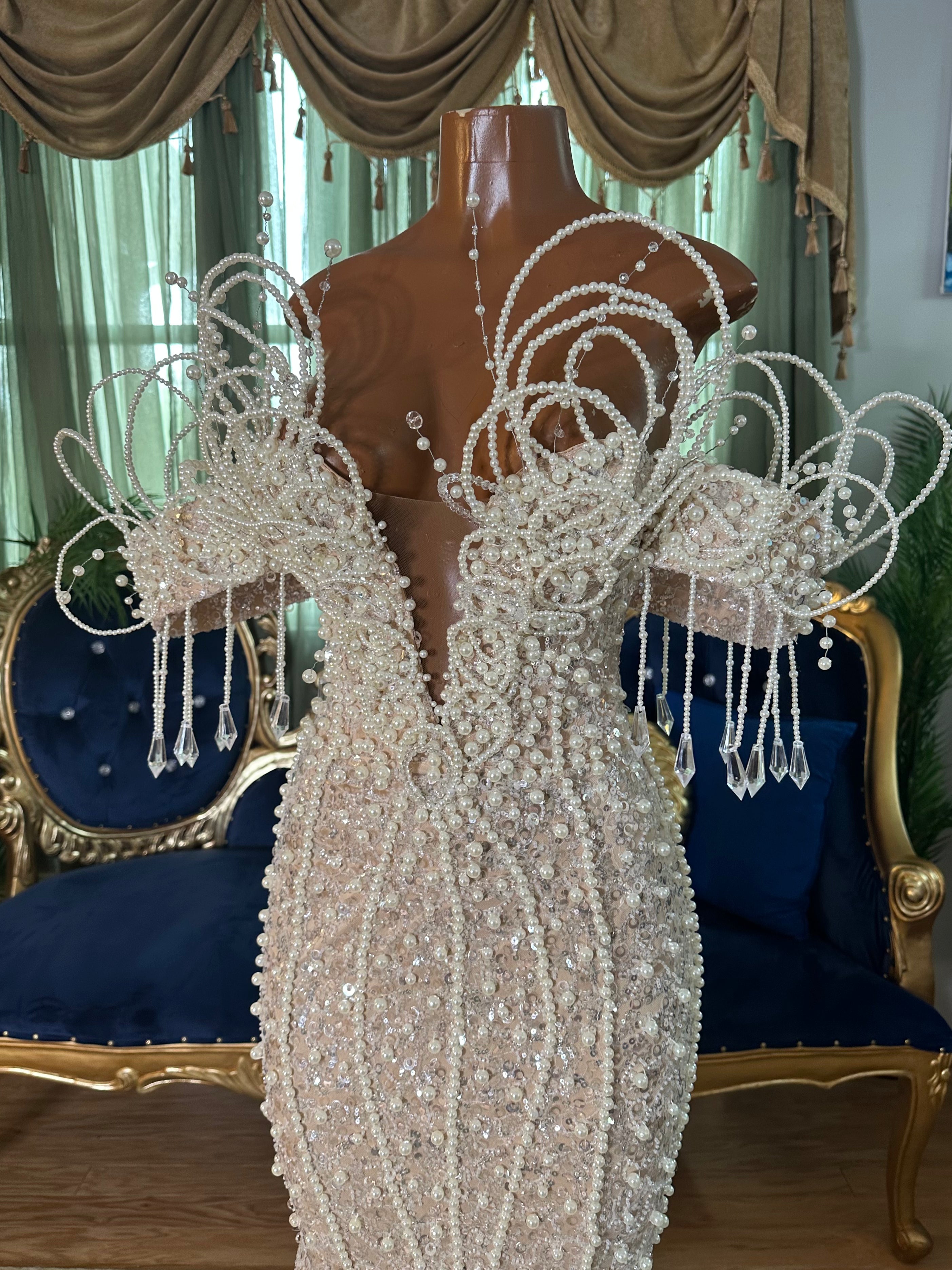 Pearls of Grace Gown