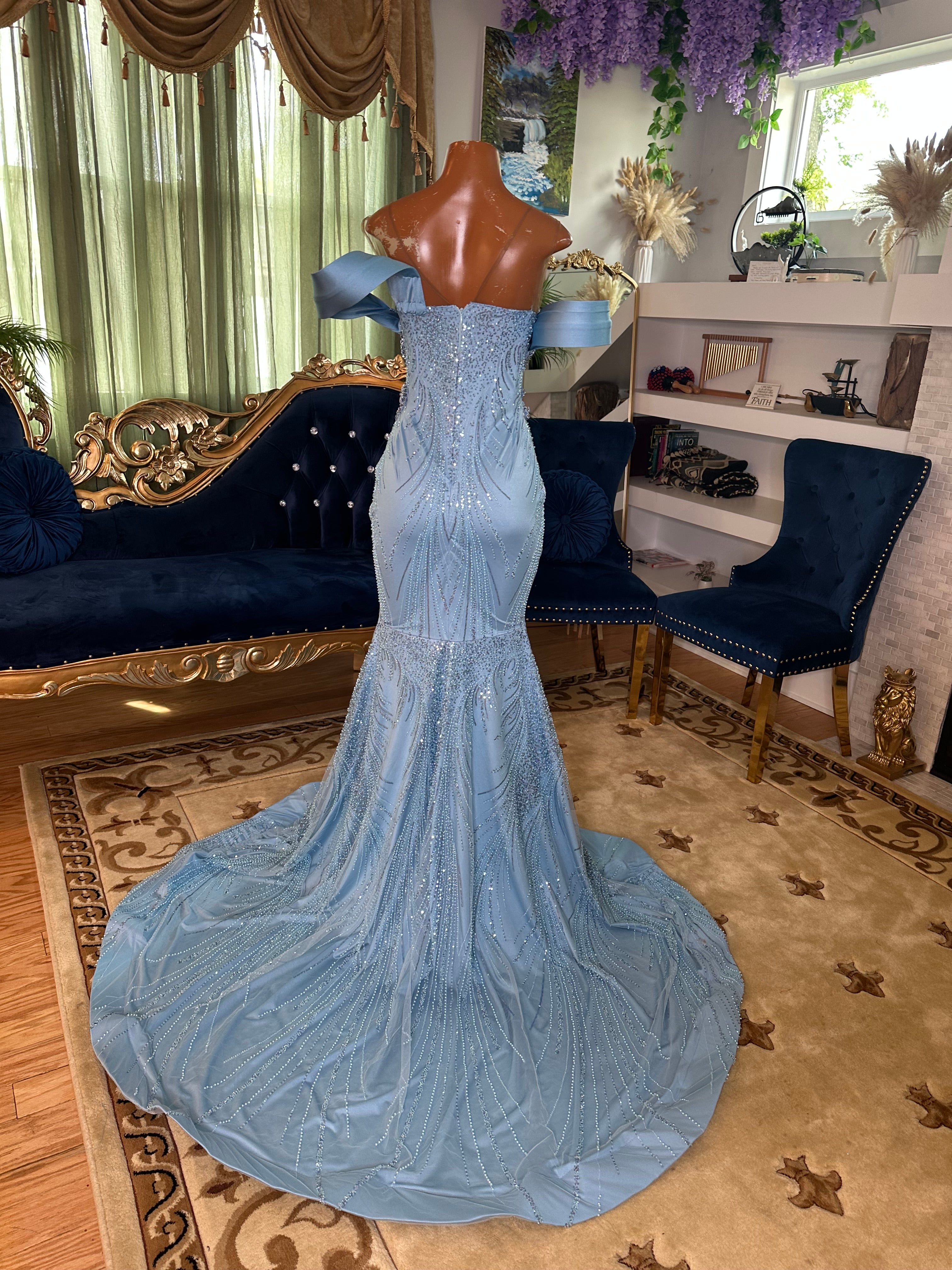 Sky Blue Song Gown