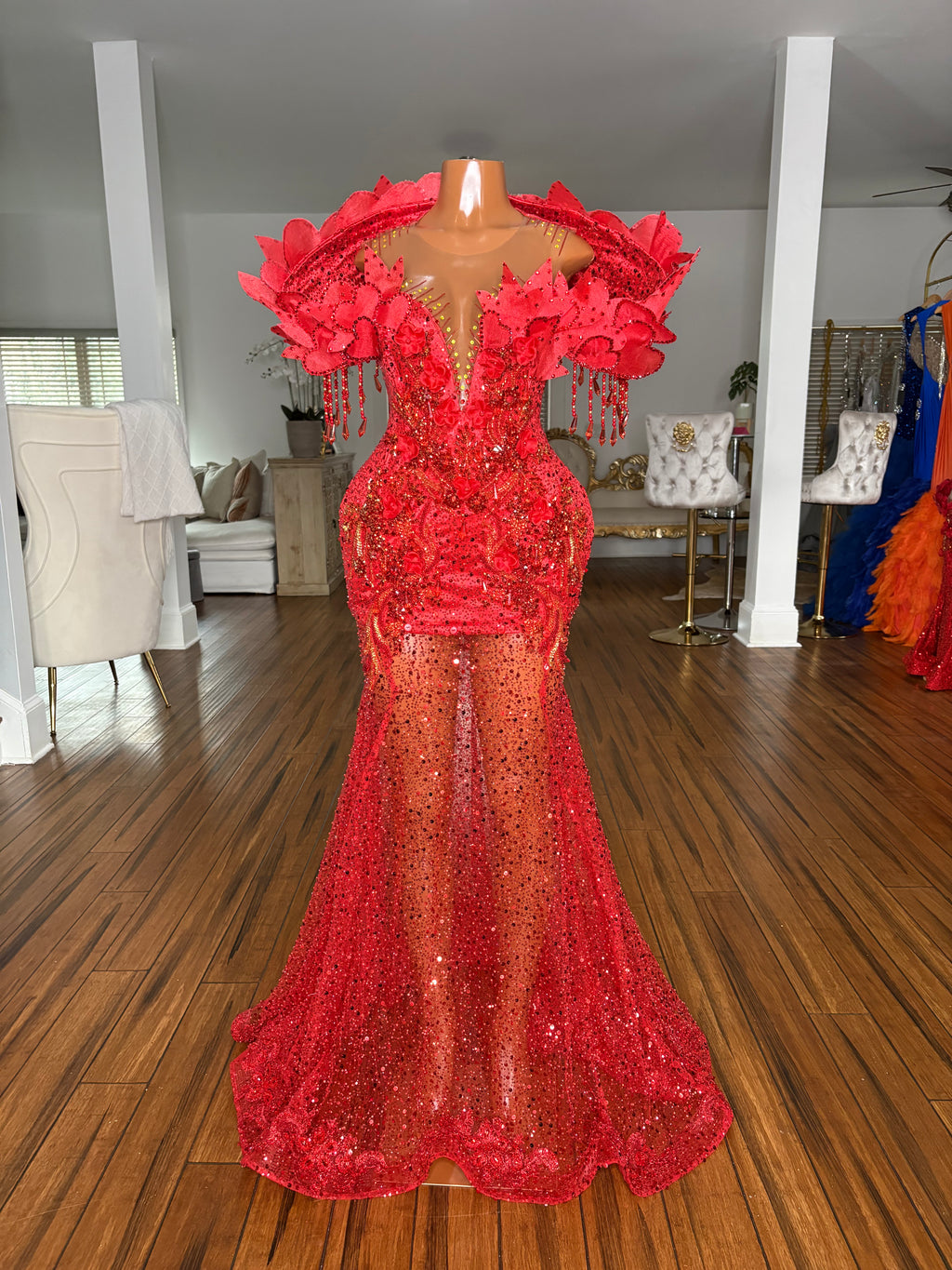 Cascading Love 2 n 1 Wedding Gown