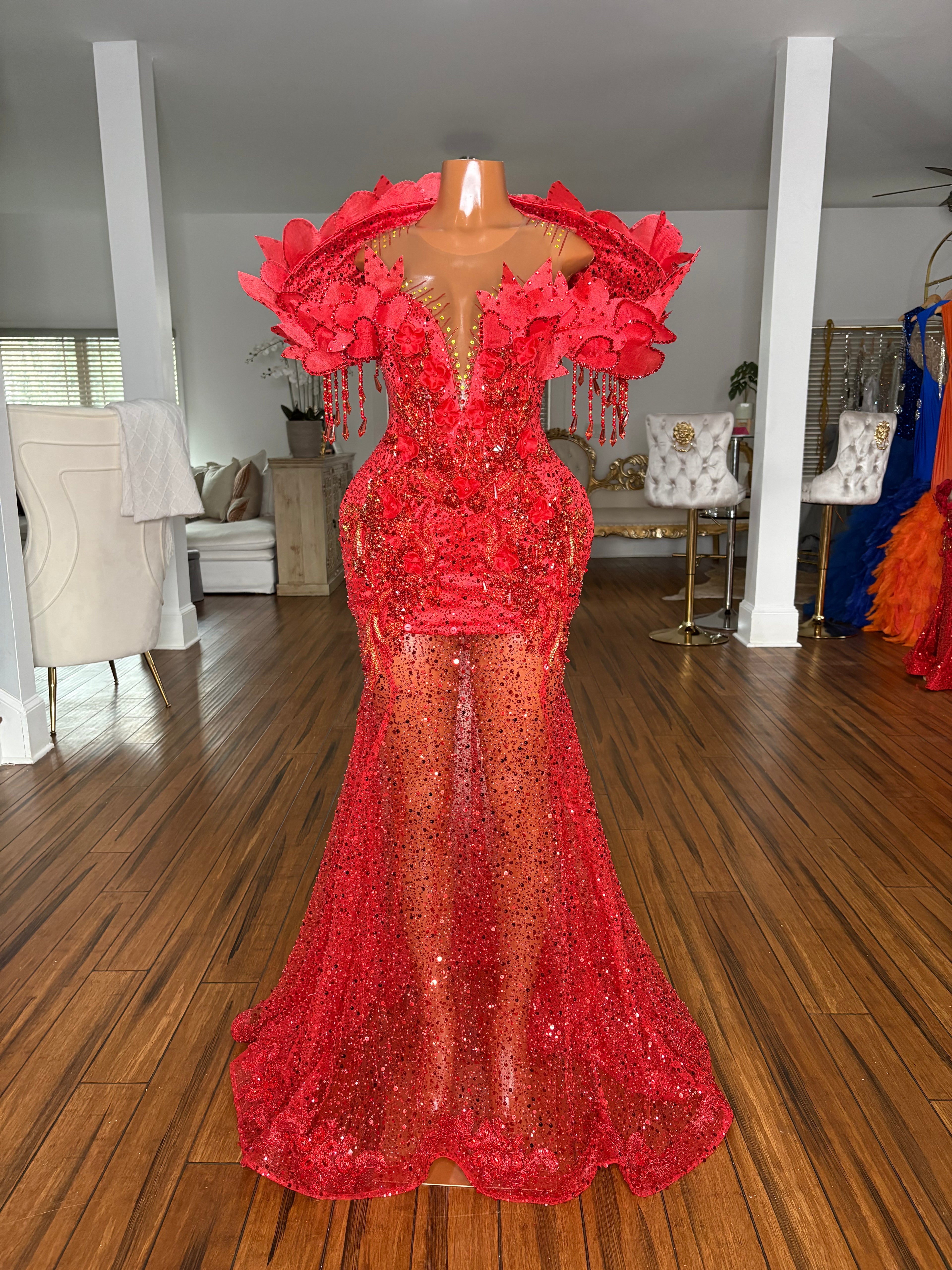 Cascading Love 2 n 1 Wedding Gown