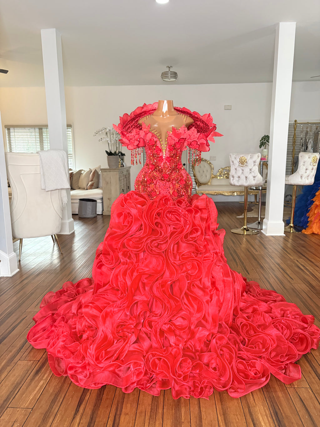 Cascading Love 2 n 1 Wedding Gown