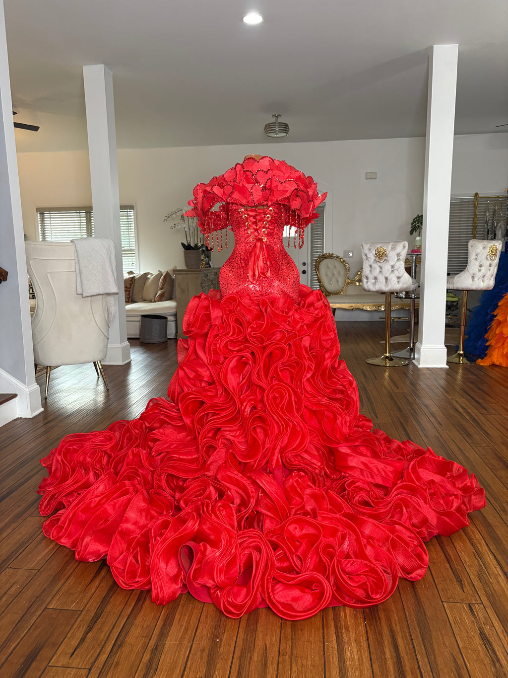 Cascading Love 2 n 1 Wedding Gown