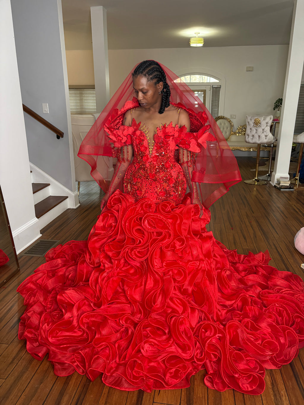 Cascading Love 2 n 1 Wedding Gown