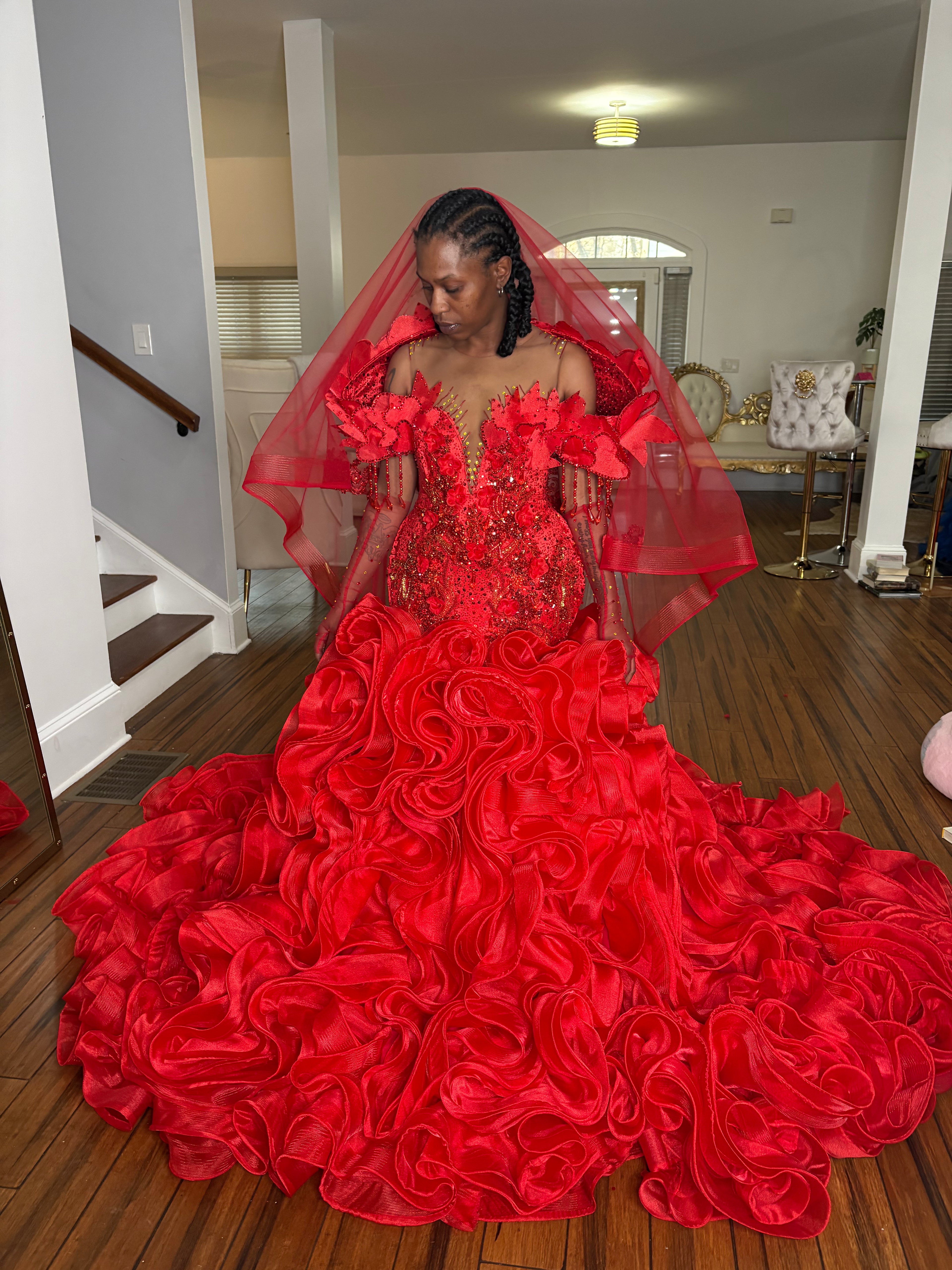 Cascading Love 2 n 1 Wedding Gown