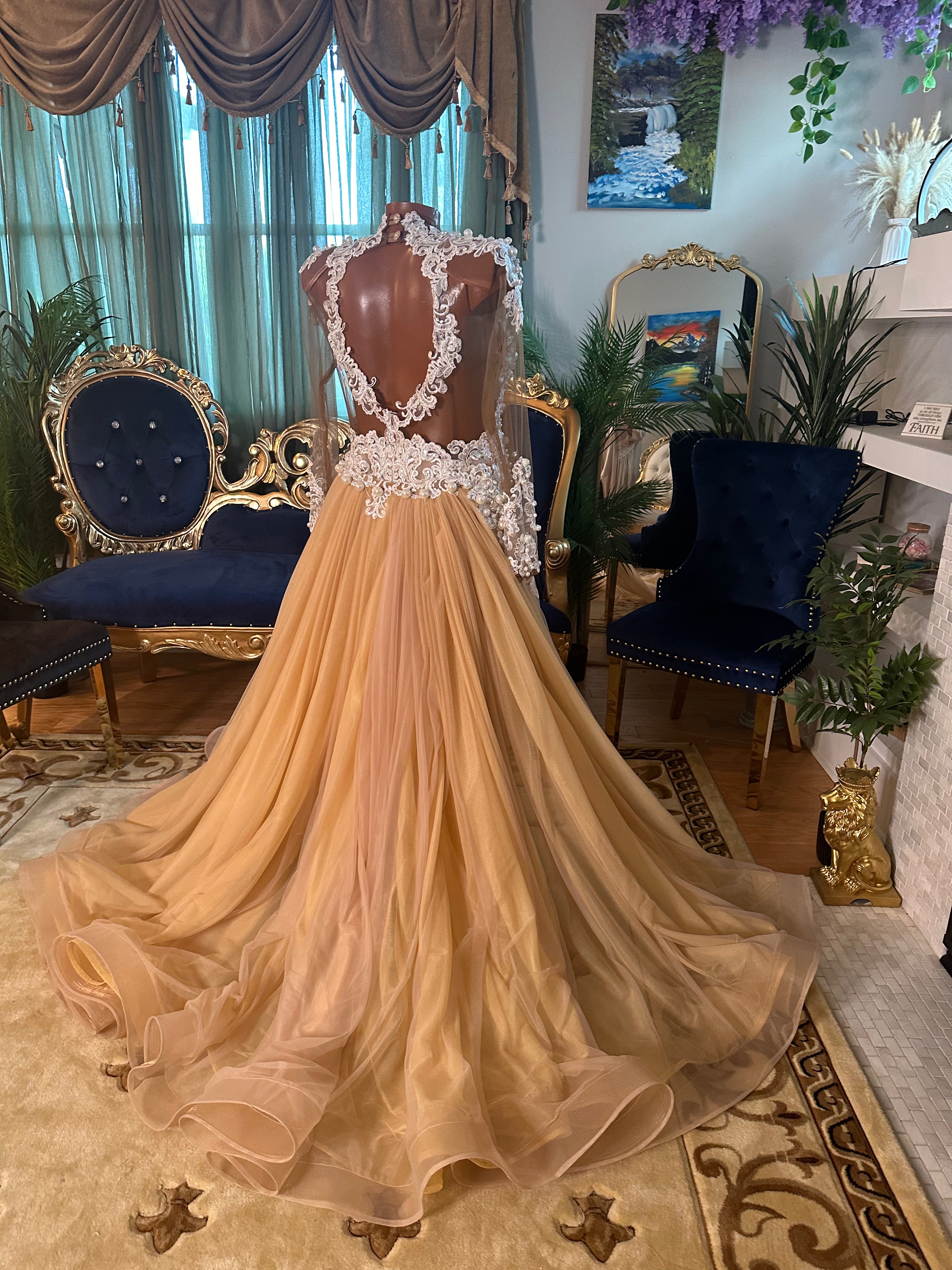 Pearly Gates Wedding Gown