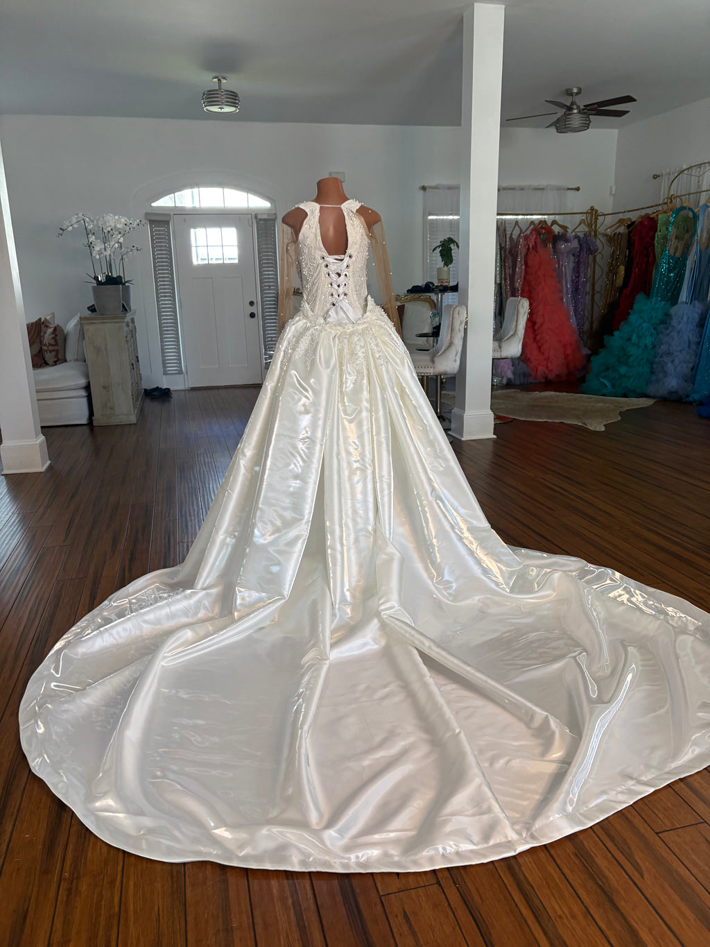 Pearl Waterfalls Gown