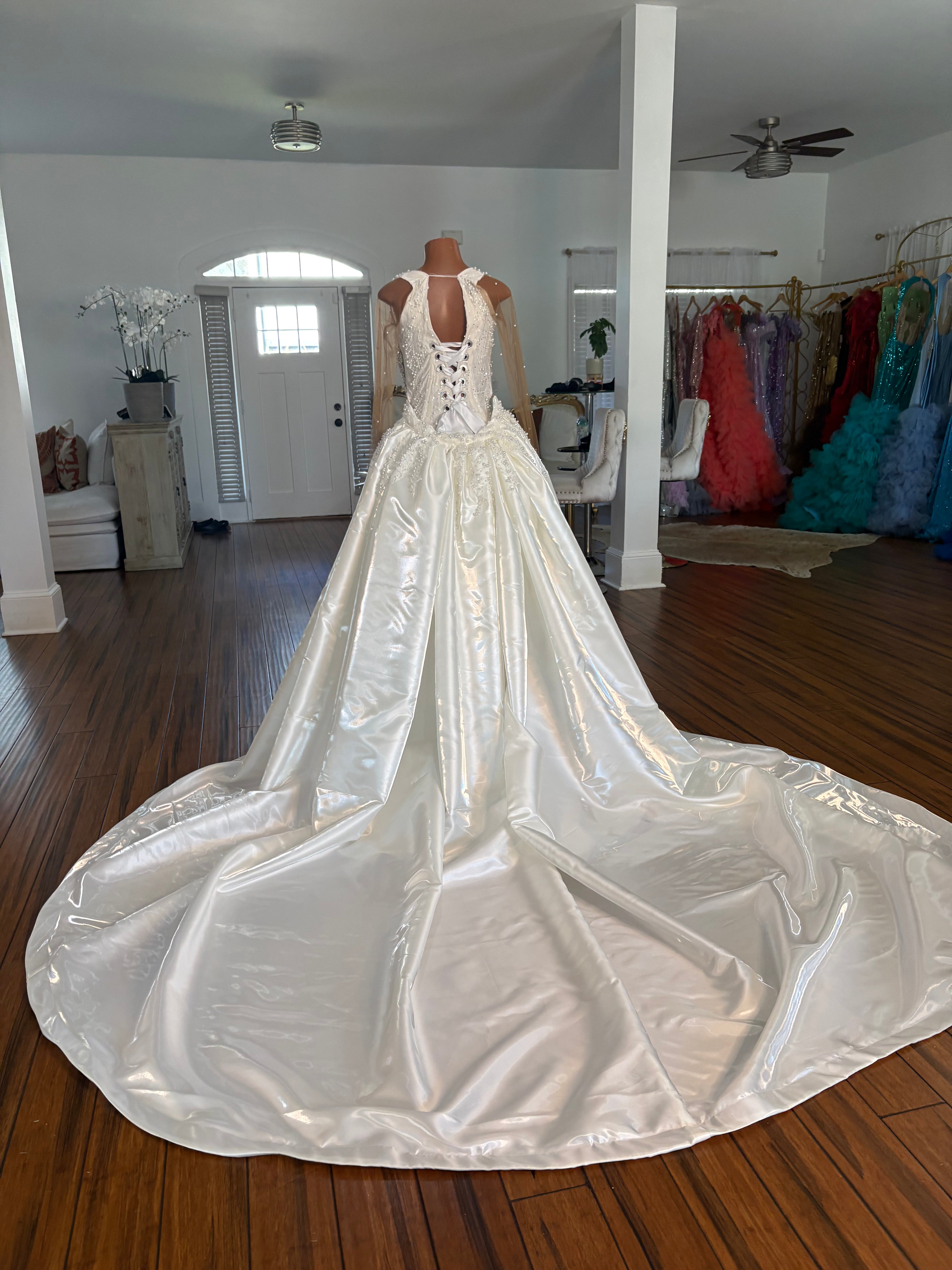 Pearl Waterfalls Gown