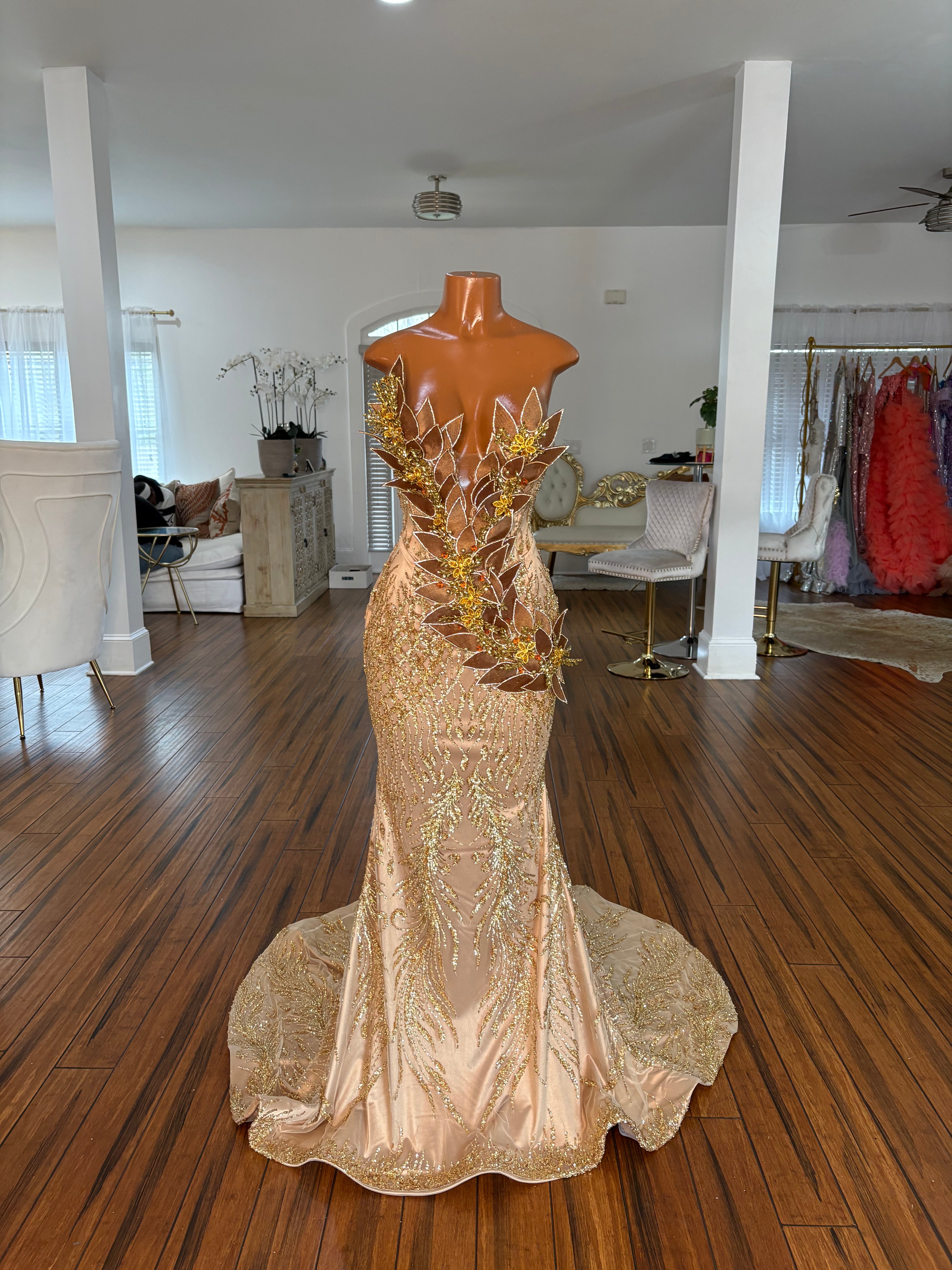 Bronze Beauty Gown