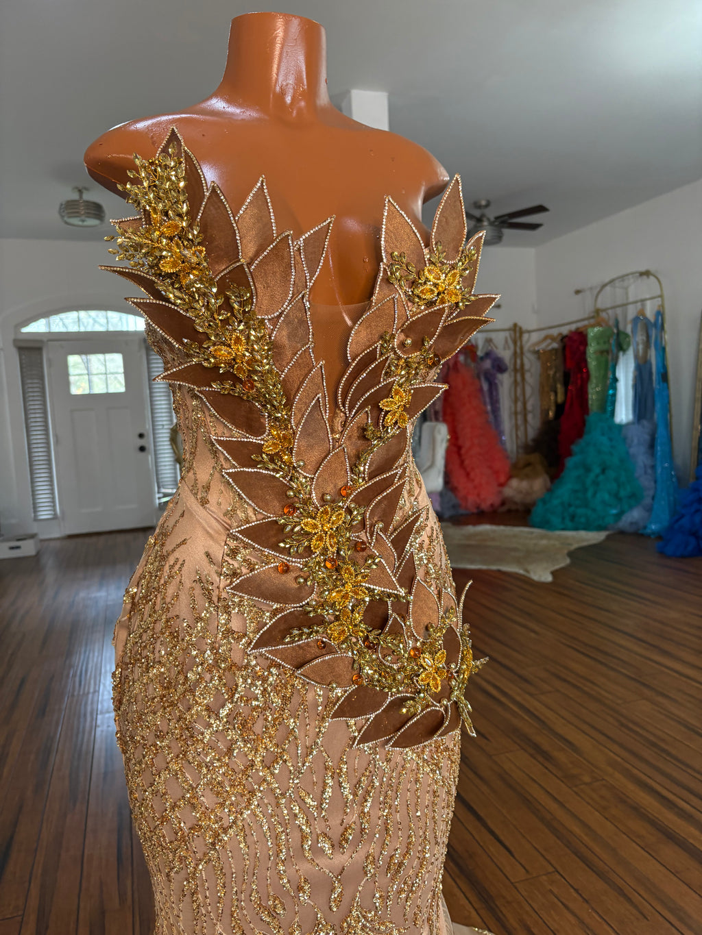 Bronze Beauty Gown