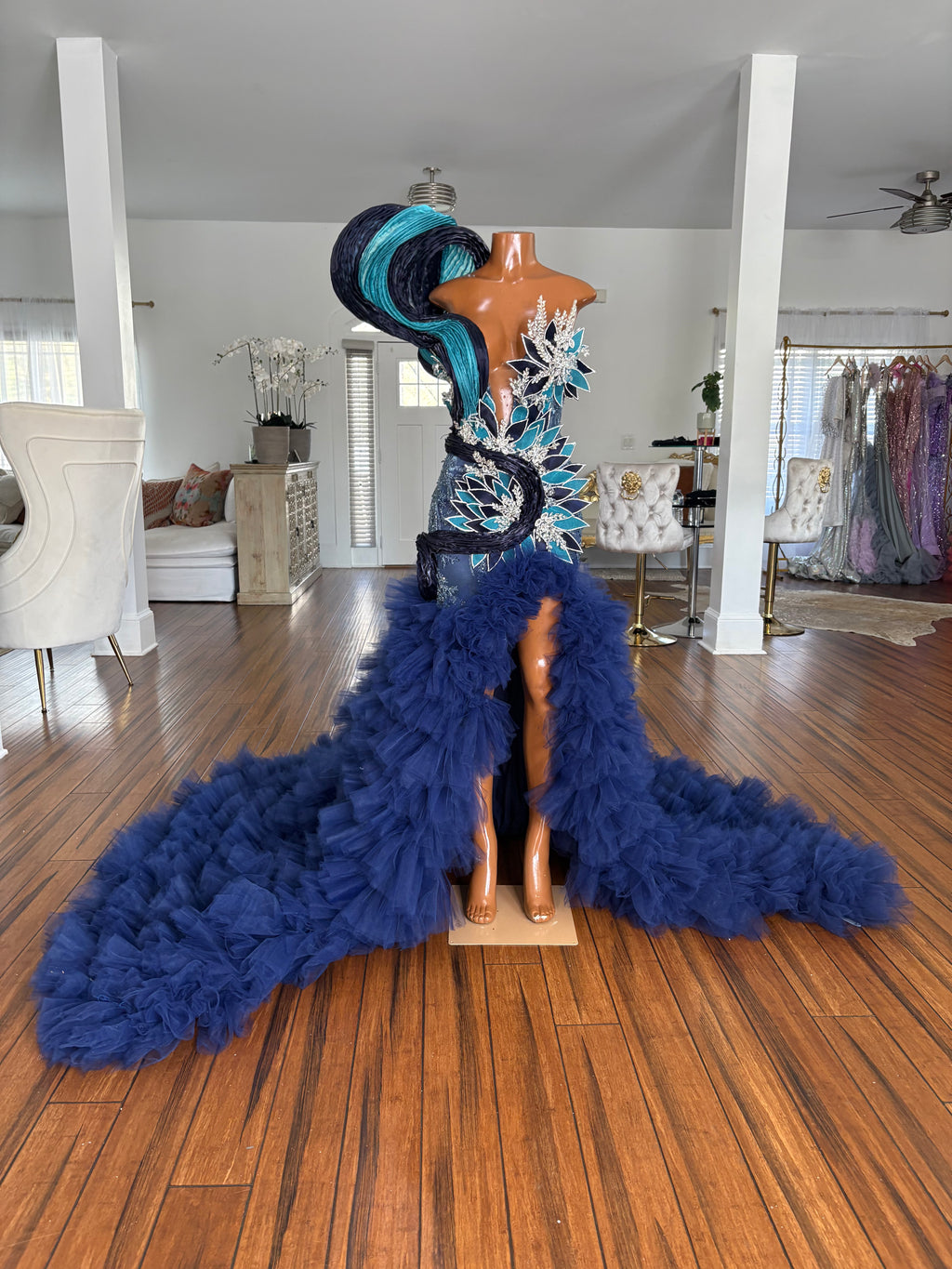 Midnight Mix Tulle Gown