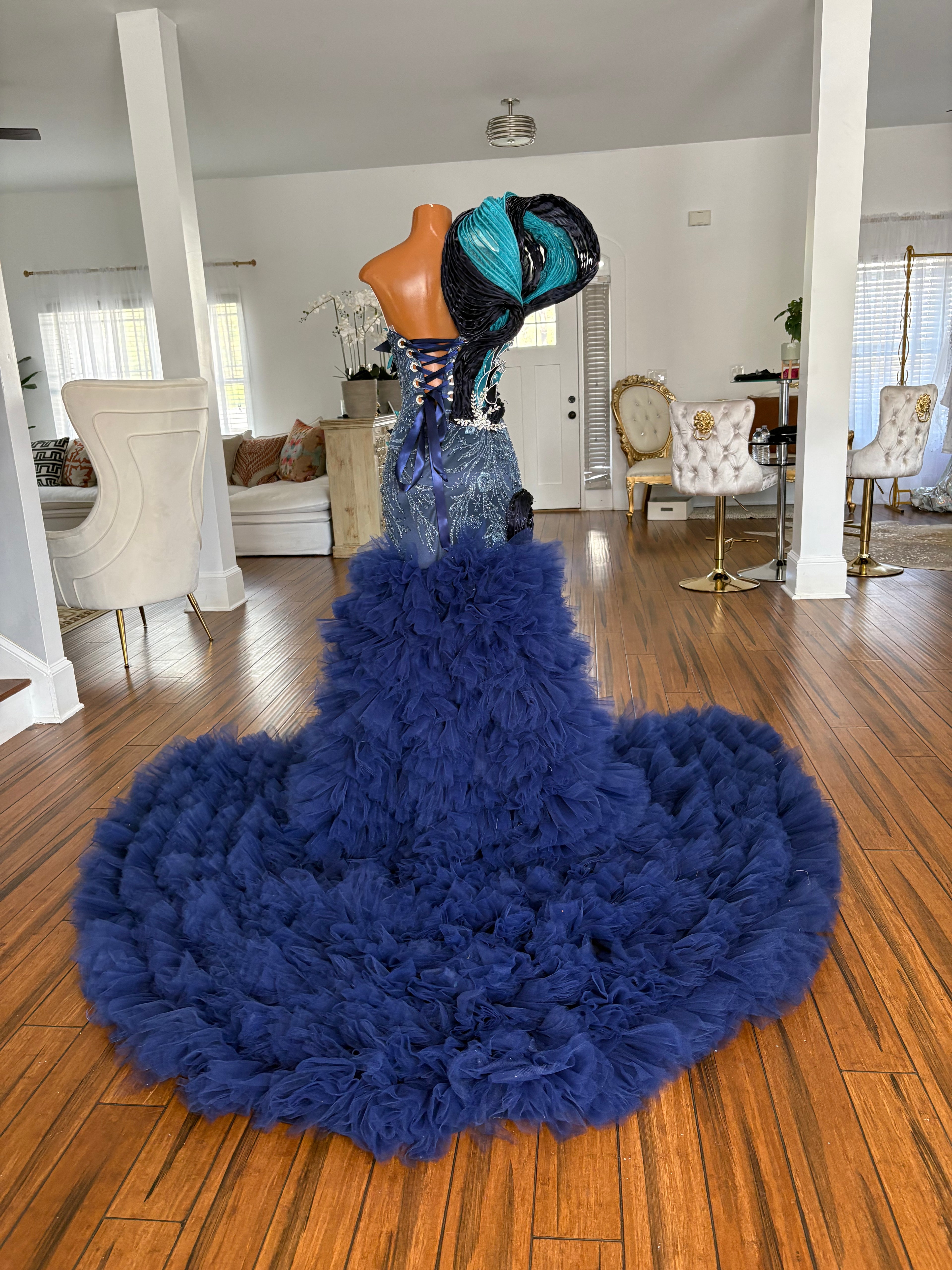 Midnight Mix Tulle Gown