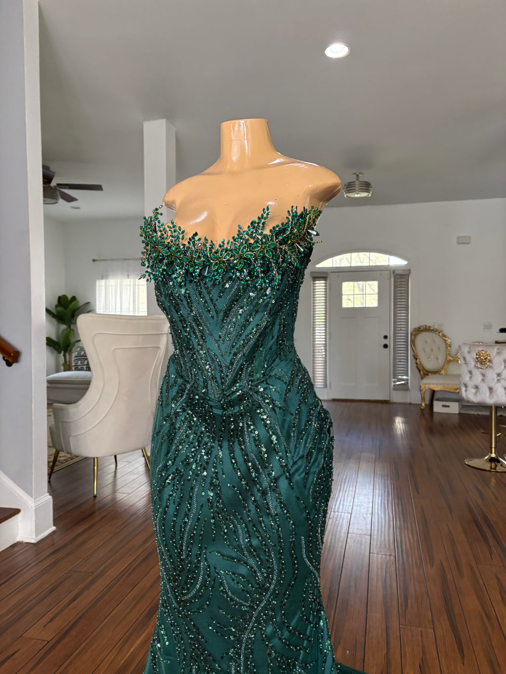 Green Emeralds Gown