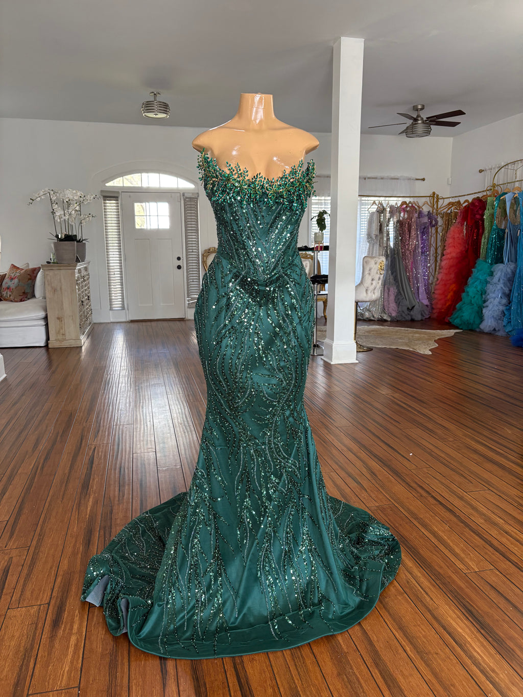 Green Emeralds Gown