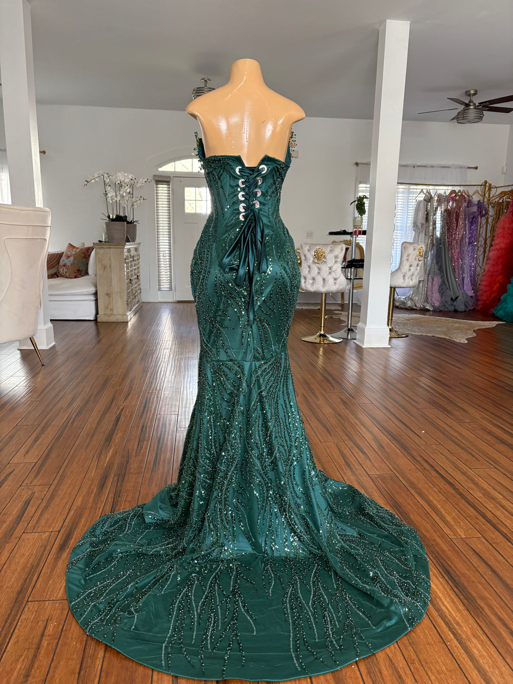 Green Emeralds Gown