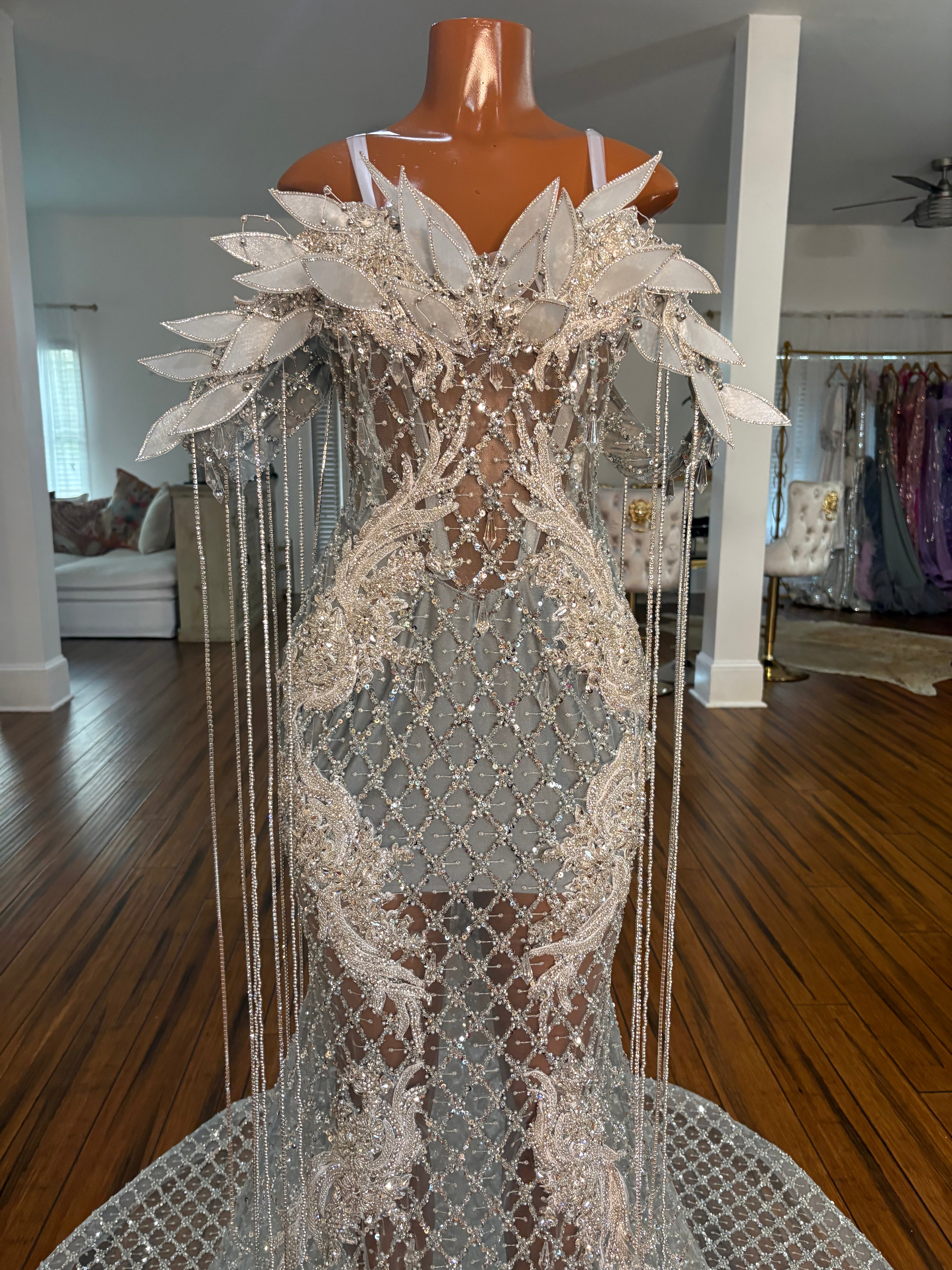 Crystal Wings Gown