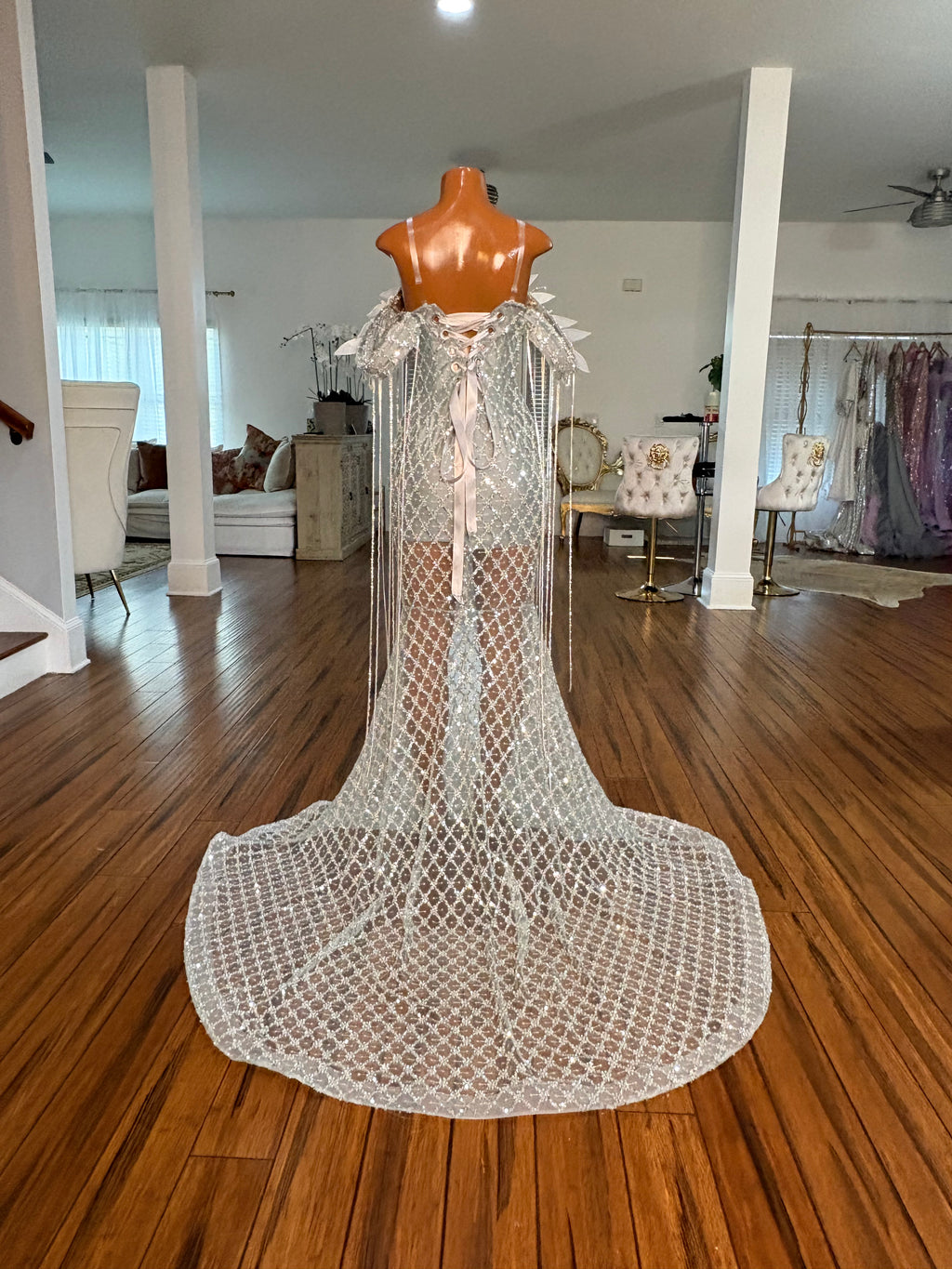 Crystal Wings Gown