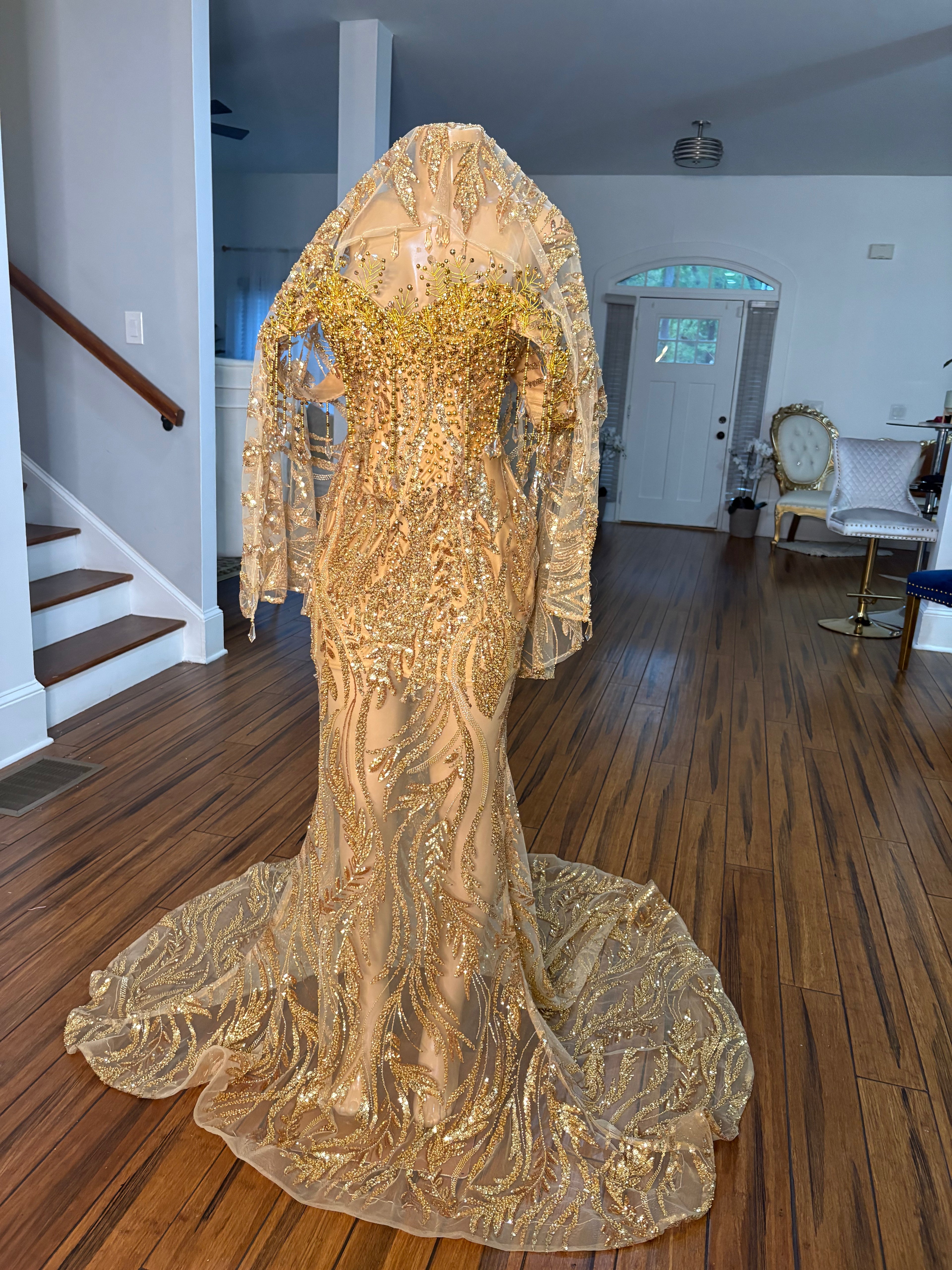 Golden Compass Gown