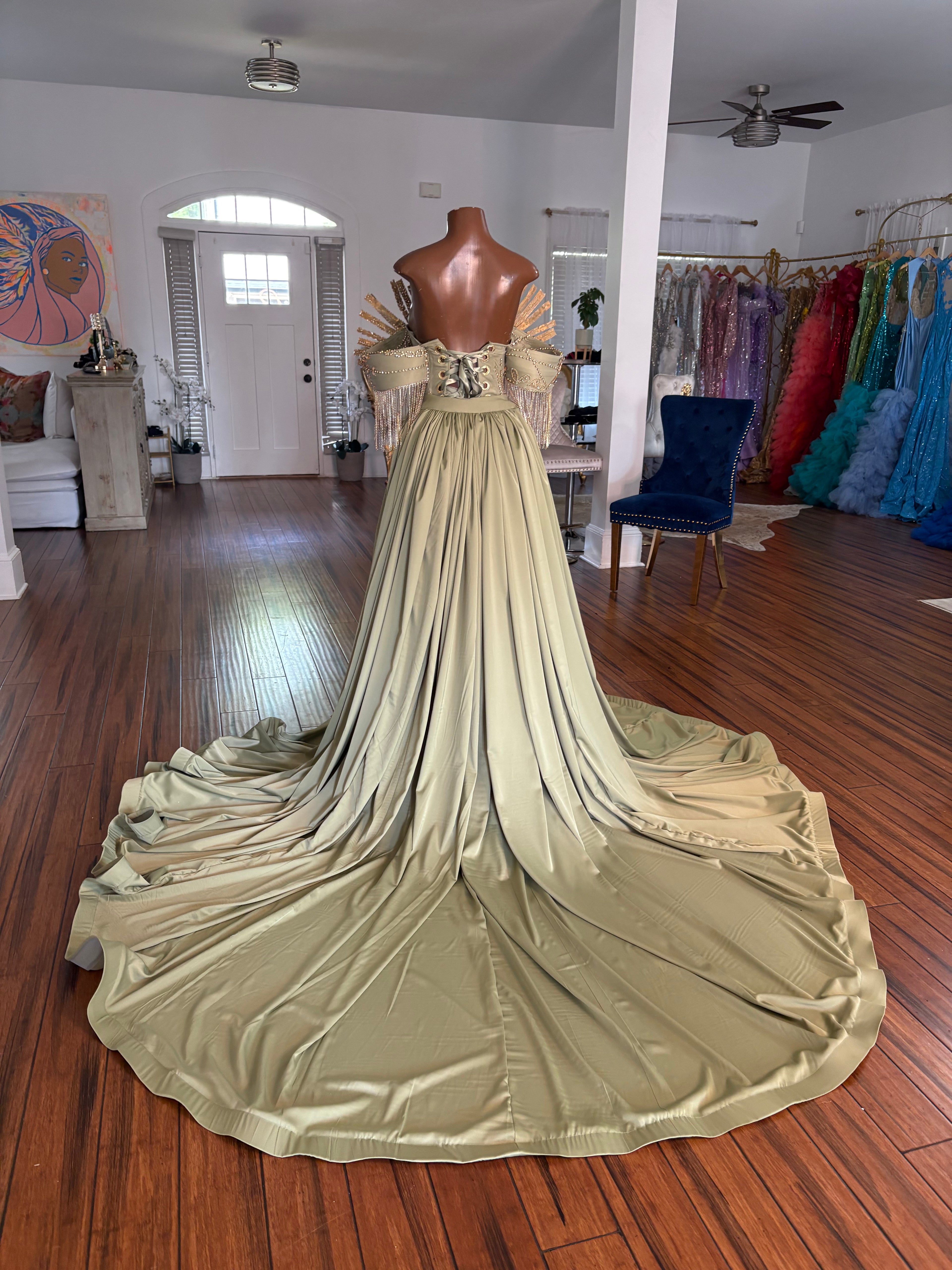 Champagne Reign Gown