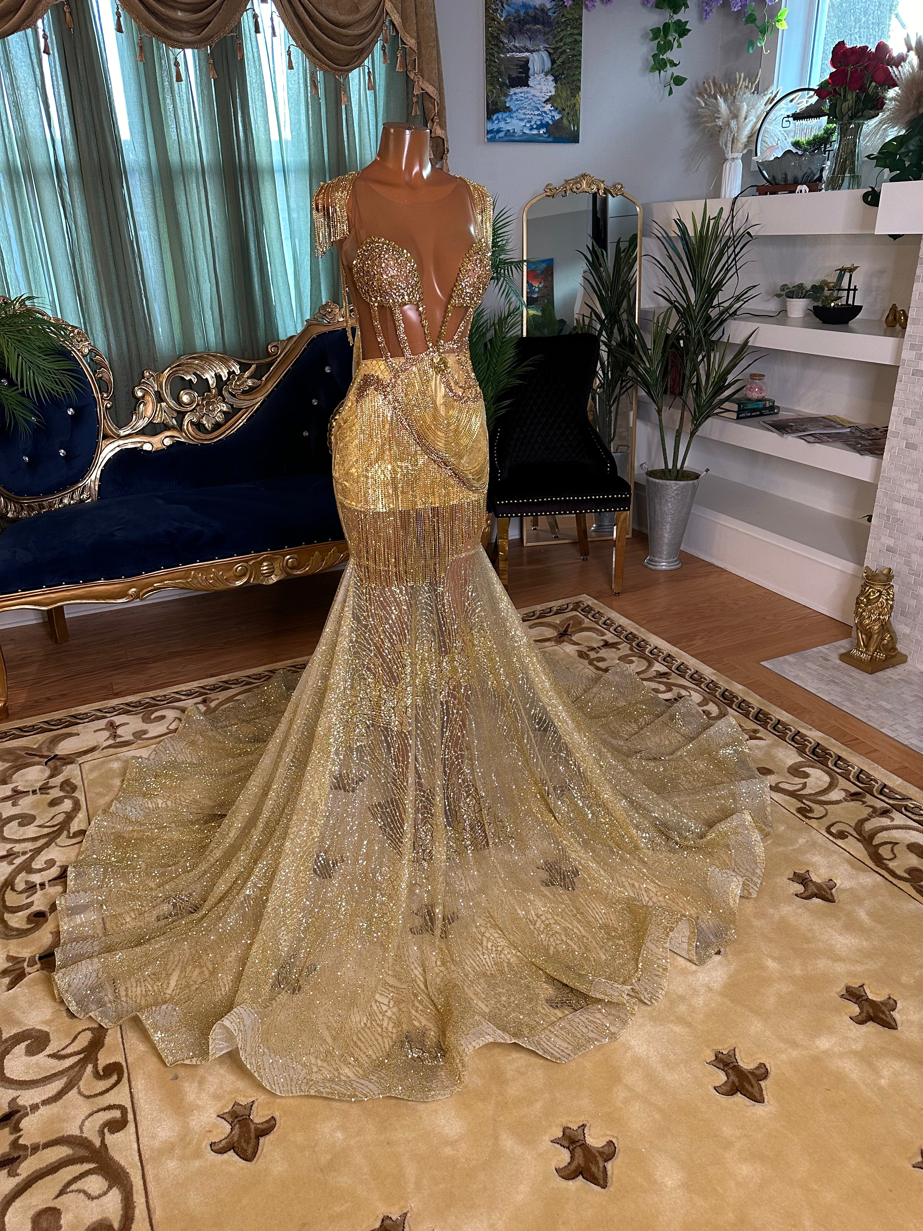 ariel gold dress Ariel Maxi Dress