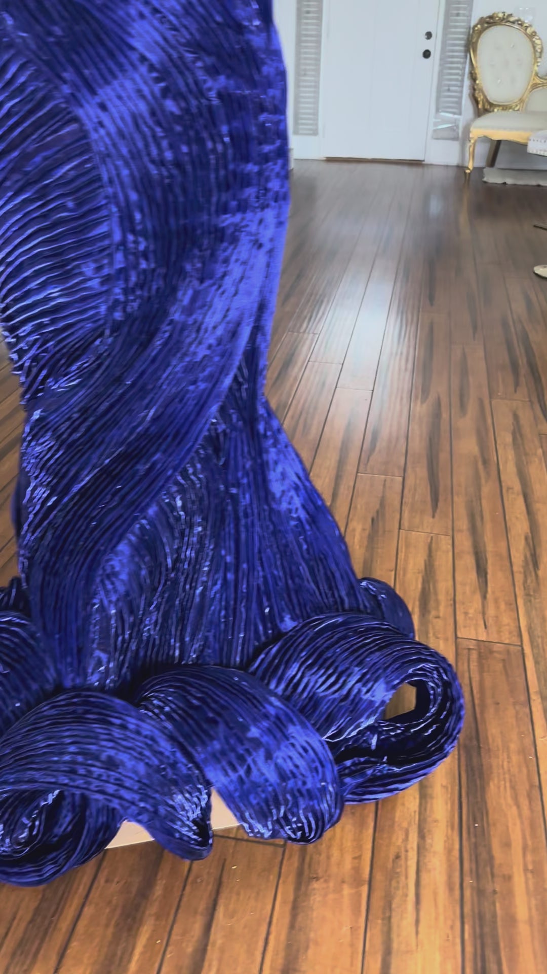 Ocean Deep Waves Gown