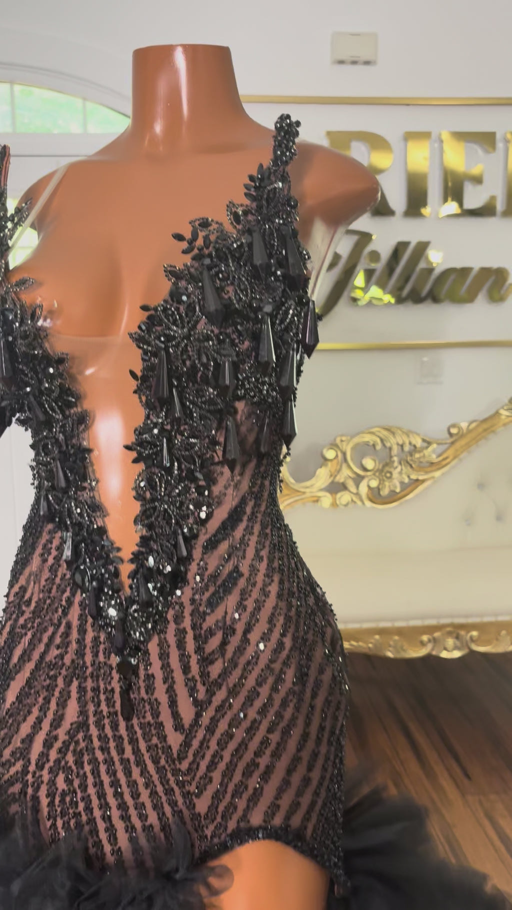 Black Diamond Gown
