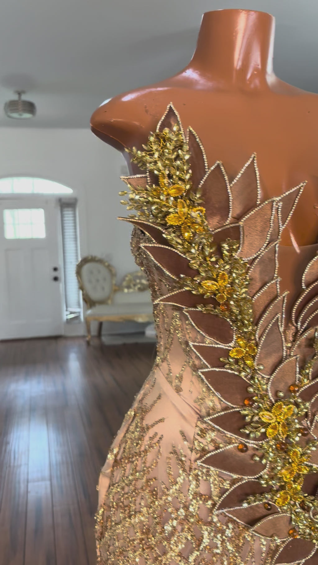 Bronze Beauty Gown