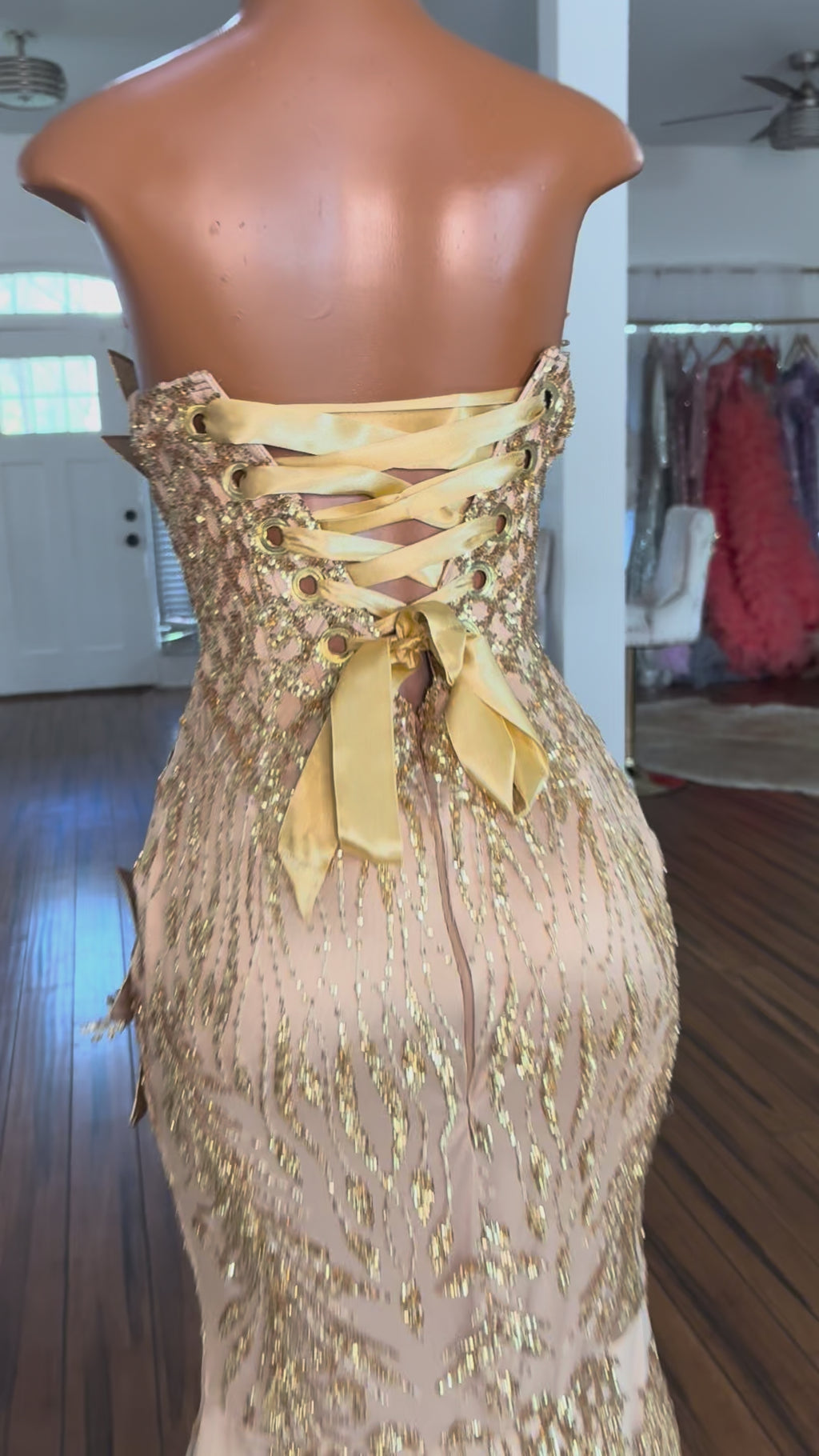 Bronze Beauty Gown
