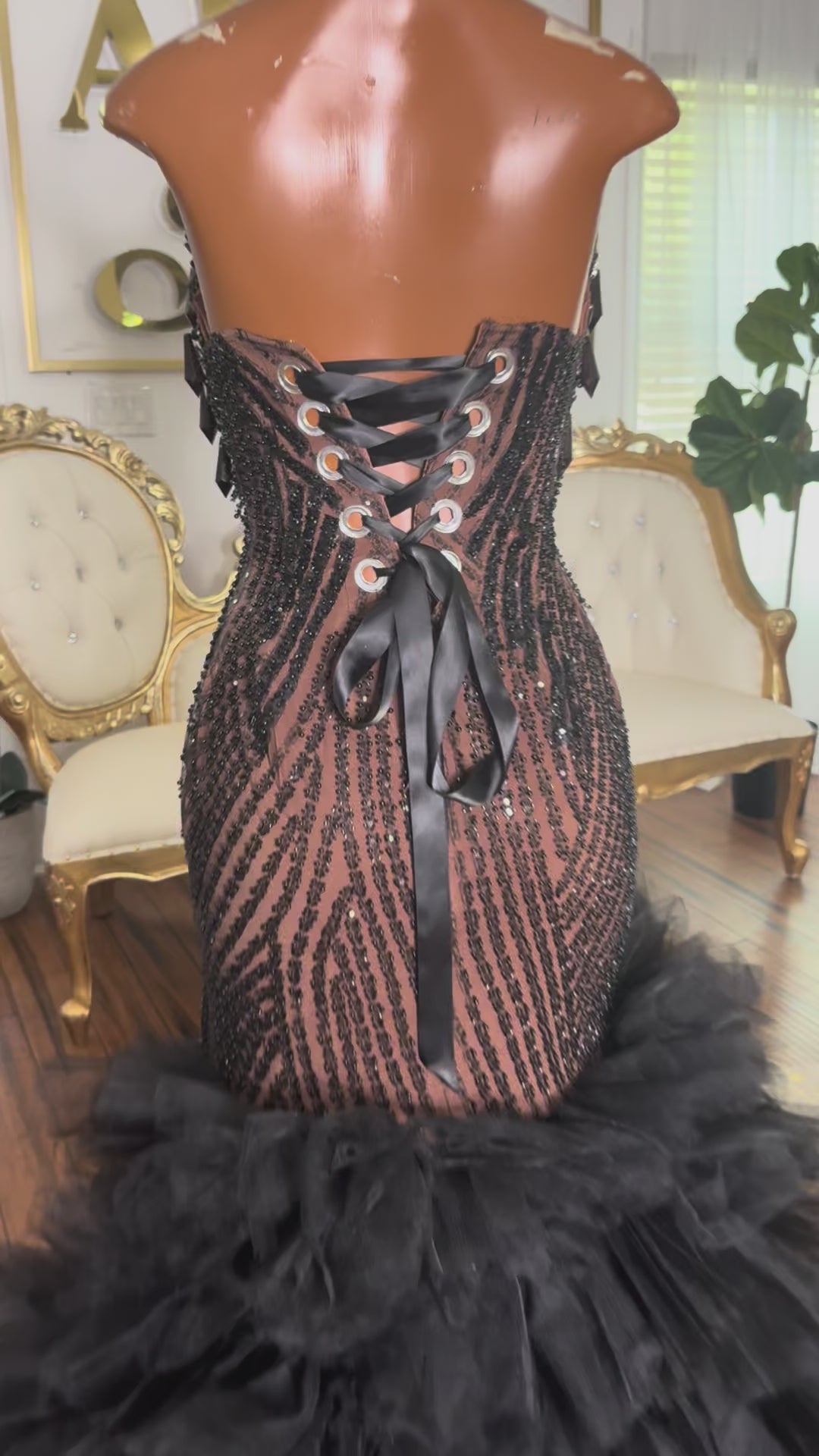 Black Diamond Gown