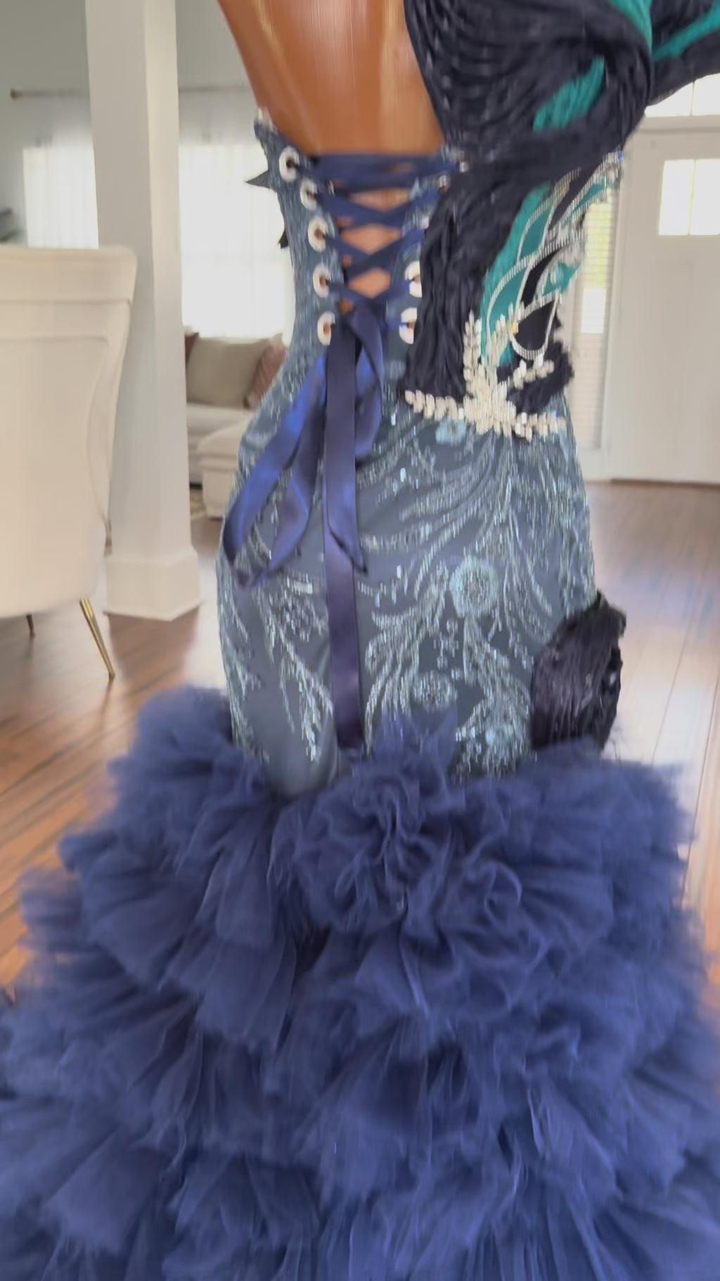 Midnight Mix Tulle Gown