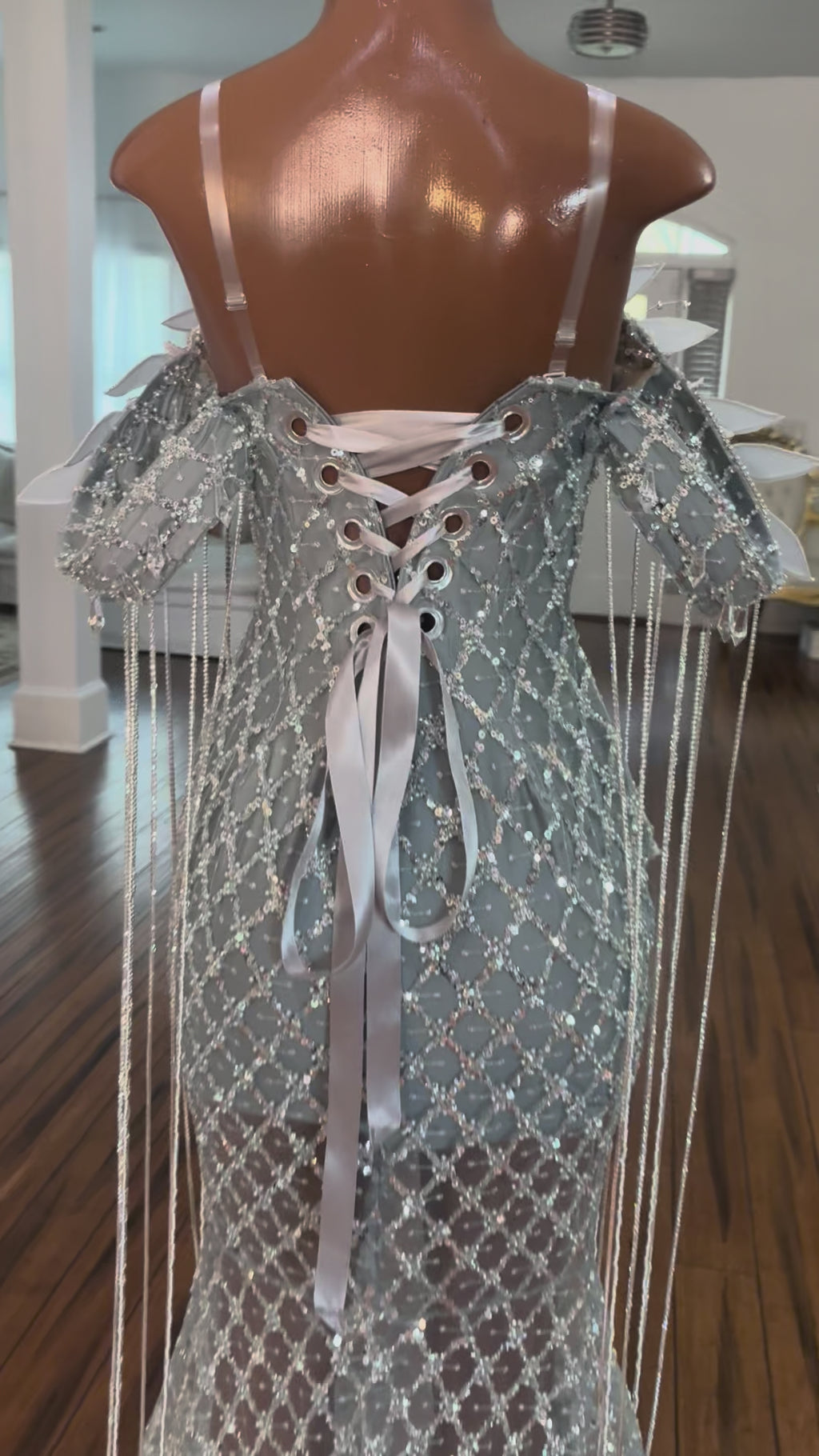 Crystal Wings Gown