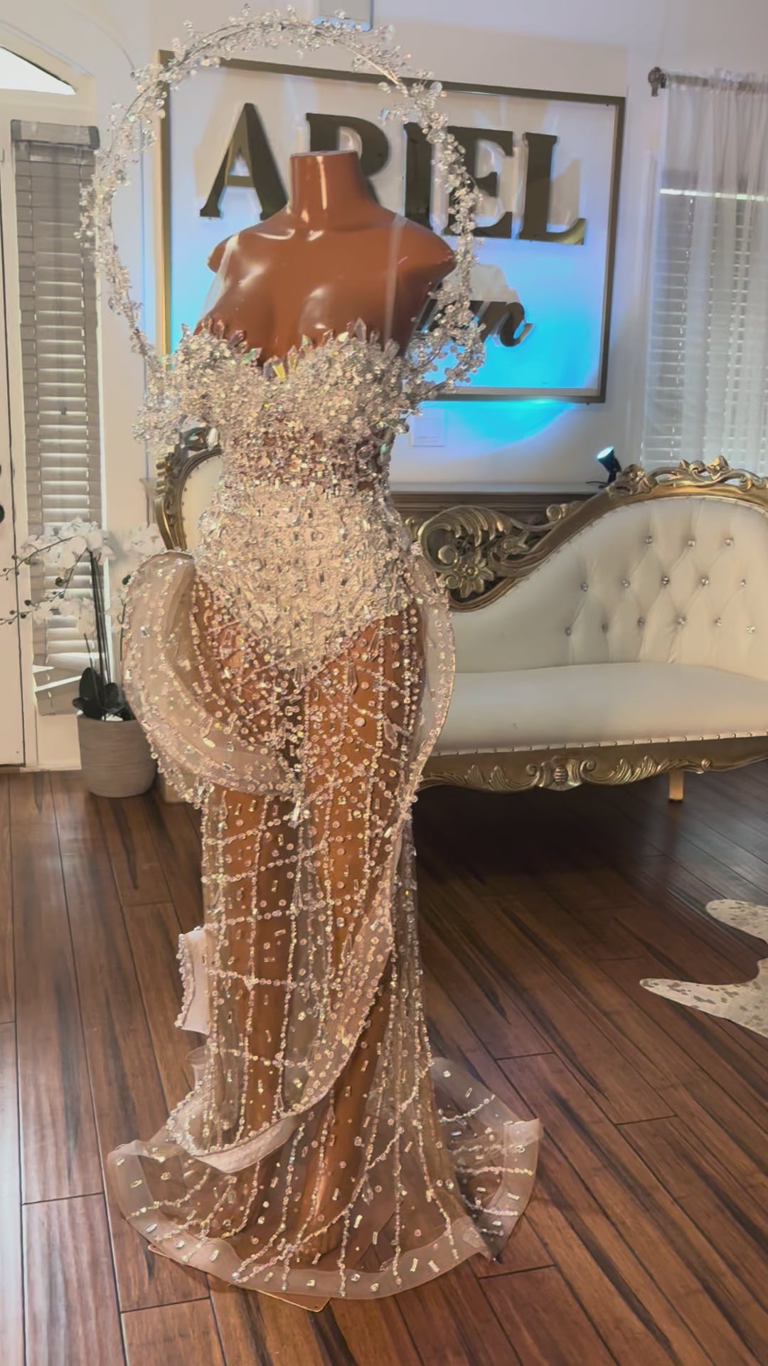 Crystal Crown Gown