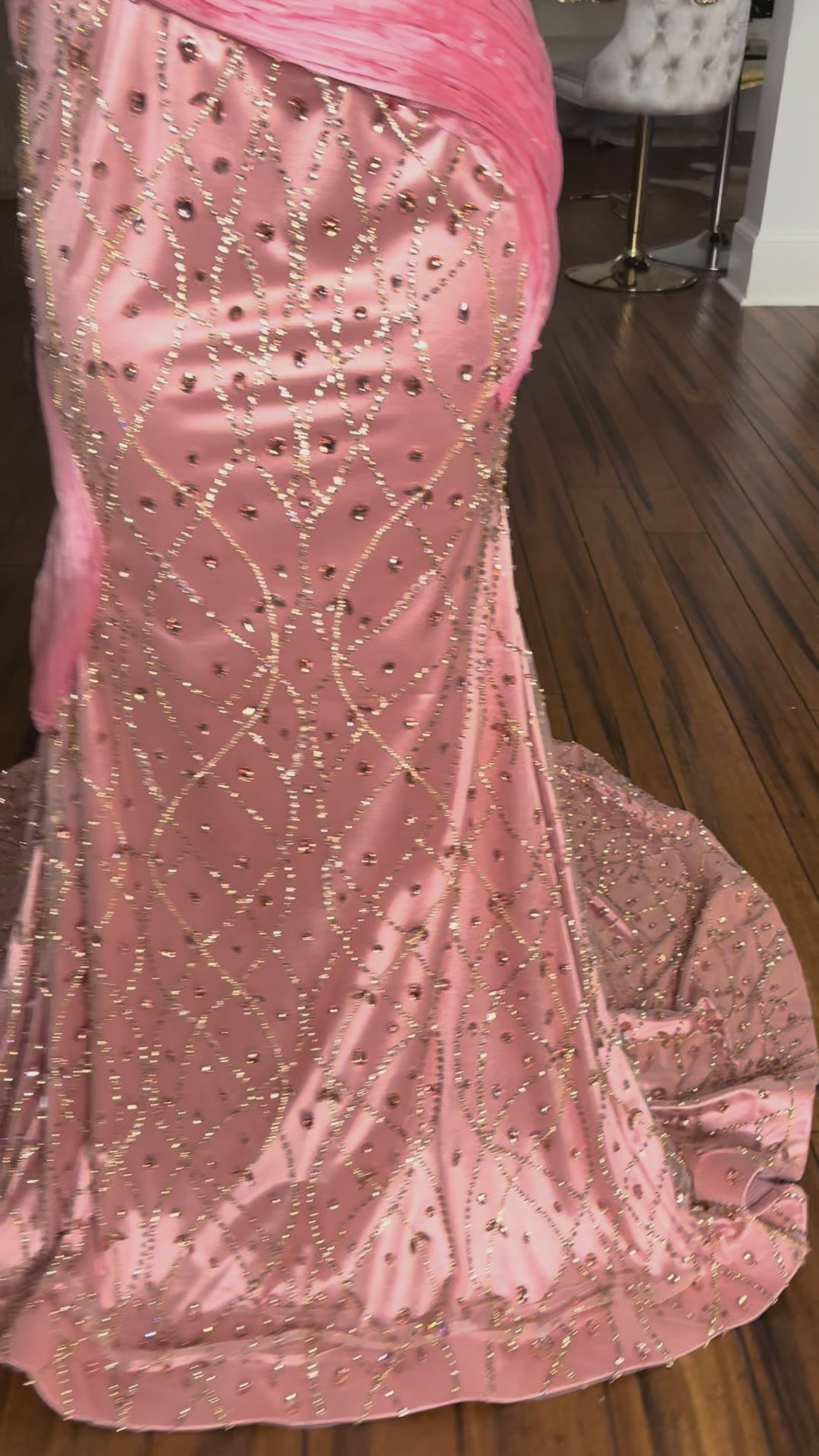 Royal Rose Gold Gown
