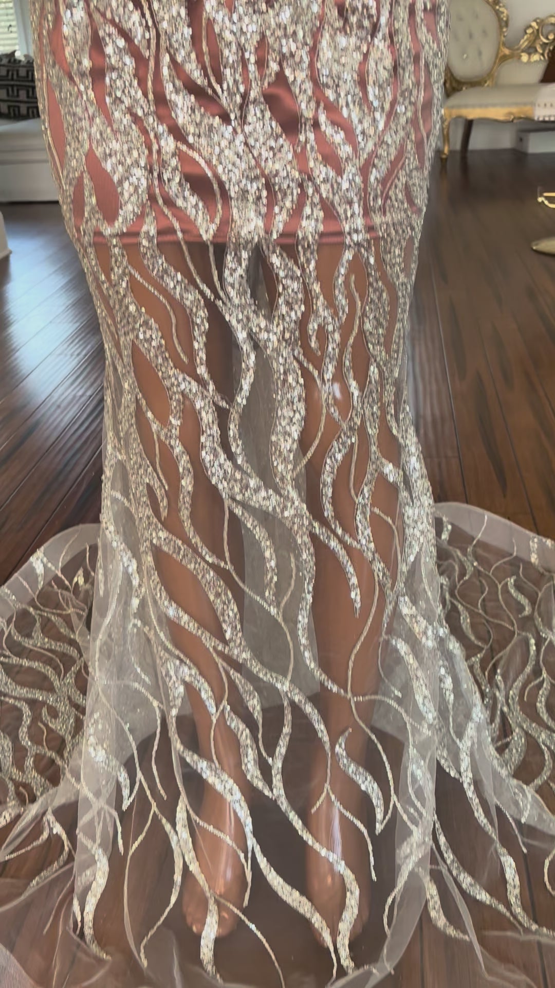 Sterling Waves Gown
